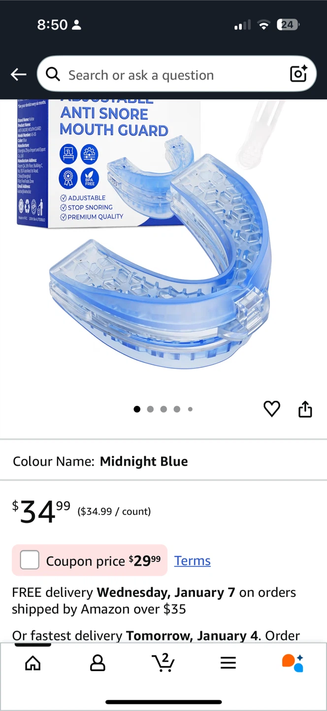 Anti Snore Mouthpiece - New in Box - photo 3