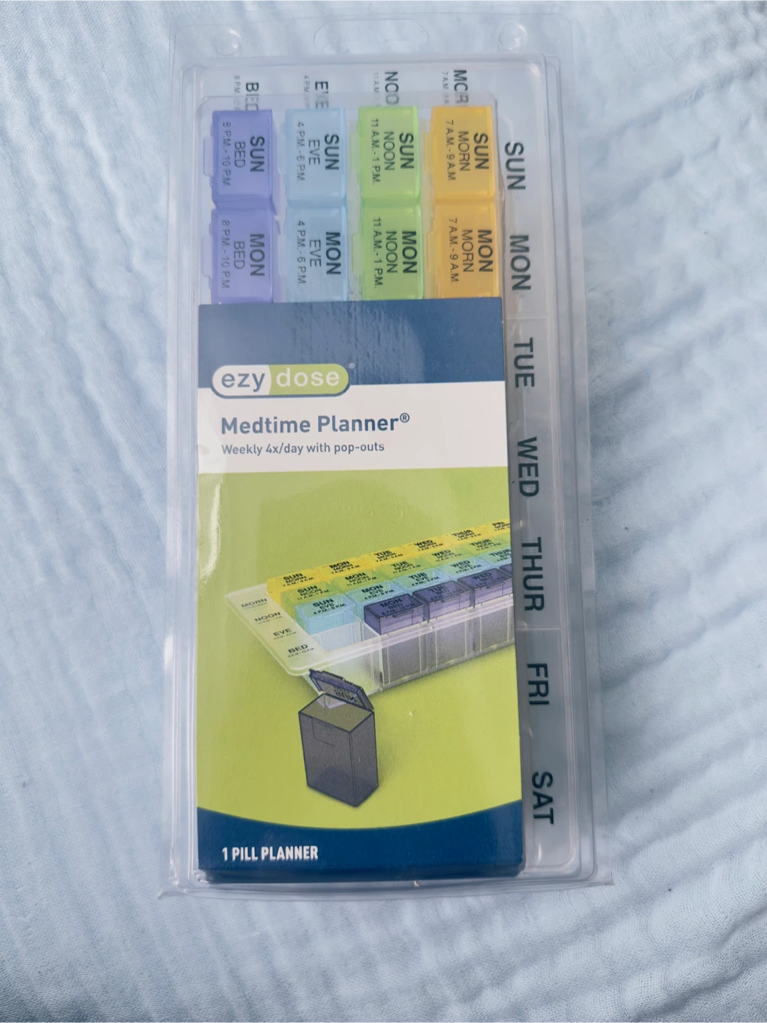 Ezy Dose Medtime Planner - Weekly Pill Organizer