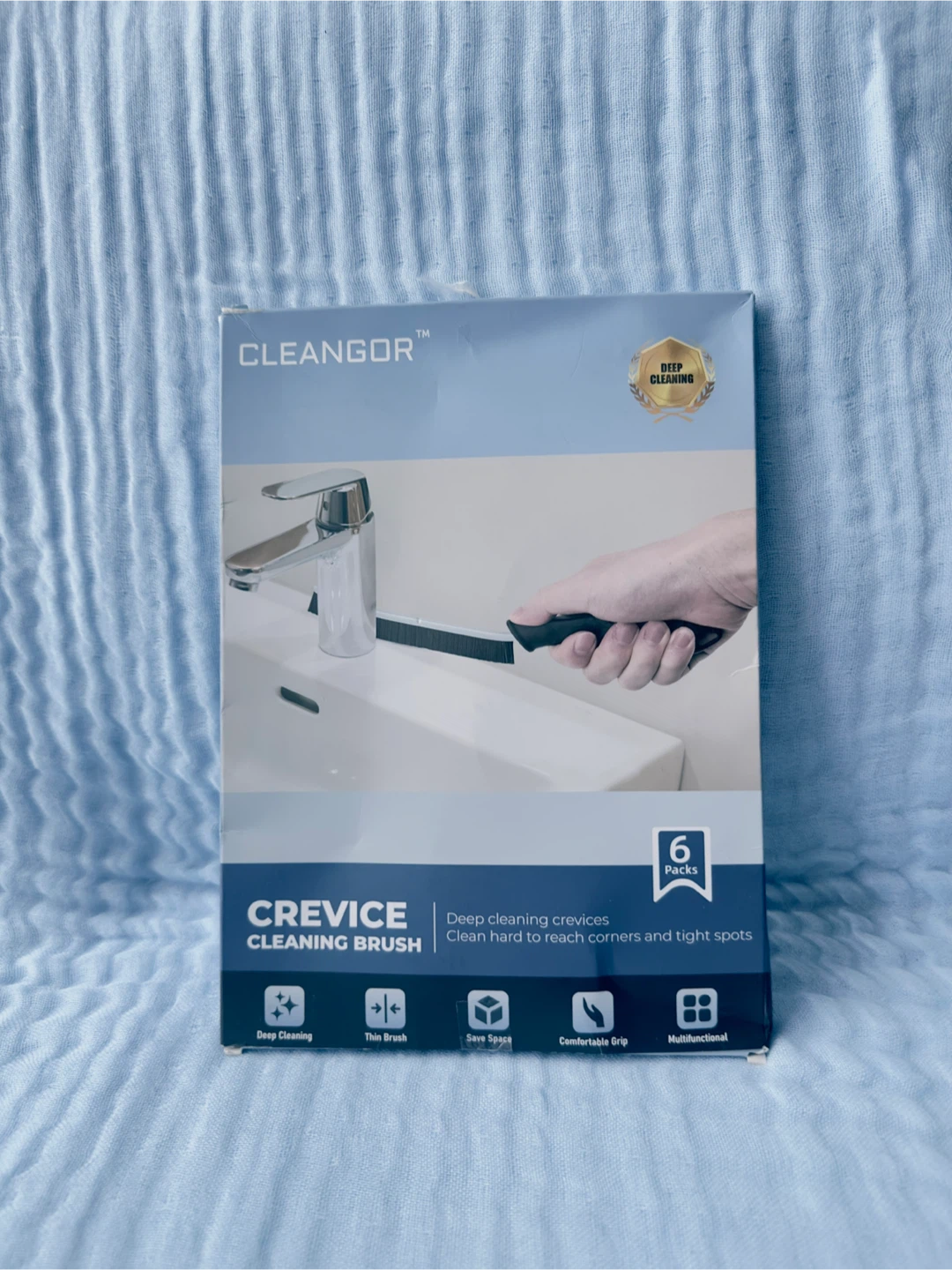 CLEANGOR Crevice Cleaning Brush 6-Pack - New