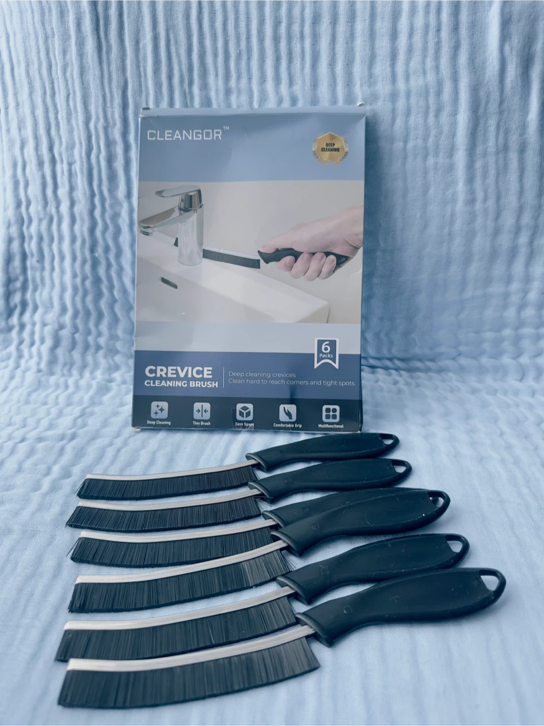 CLEANGOR Crevice Cleaning Brush 6-Pack - New - photo 3