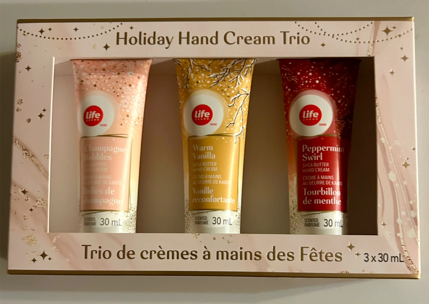 Life Brand Holiday Hand Cream Trio - New