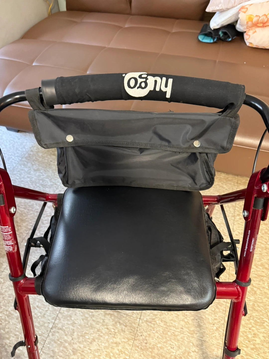 Elite Edition Burgundy Rollator Walker - photo 2