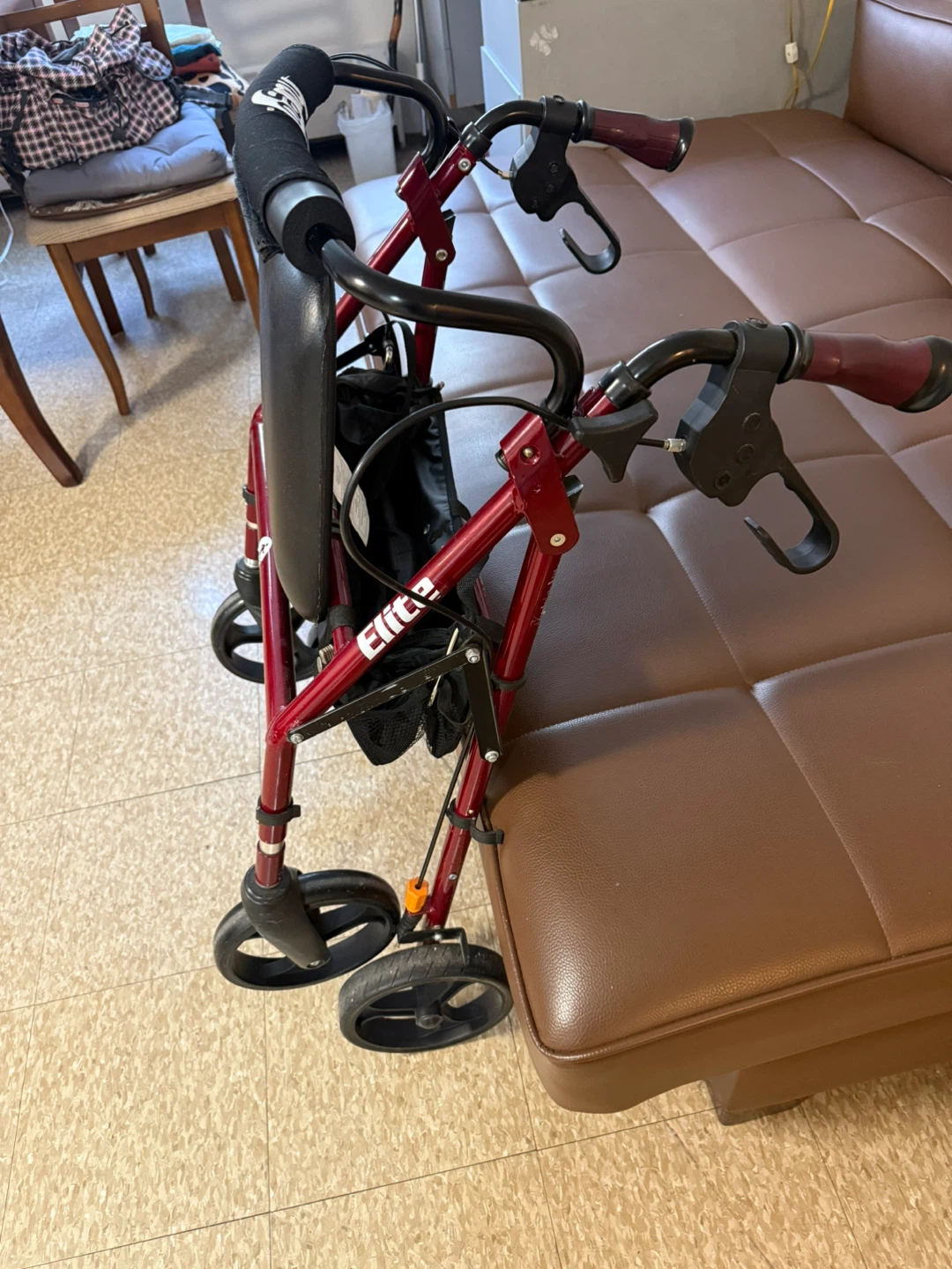 Elite Edition Burgundy Rollator Walker - photo 5