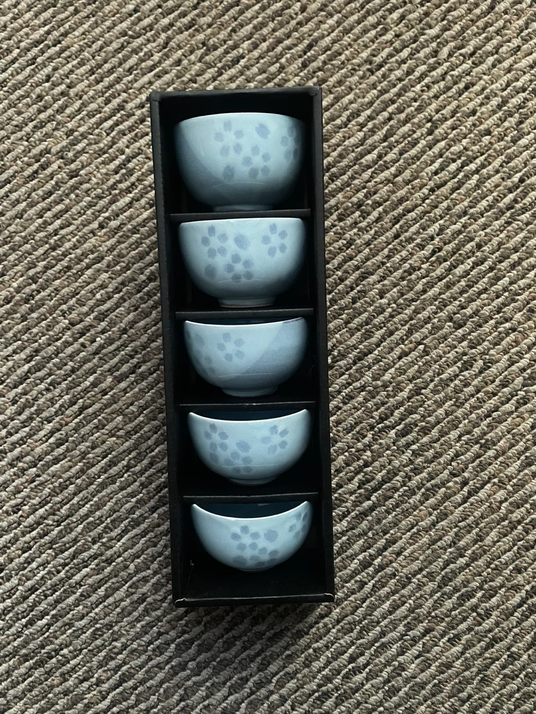 Set of 5 Made in Japan Tea Bowls