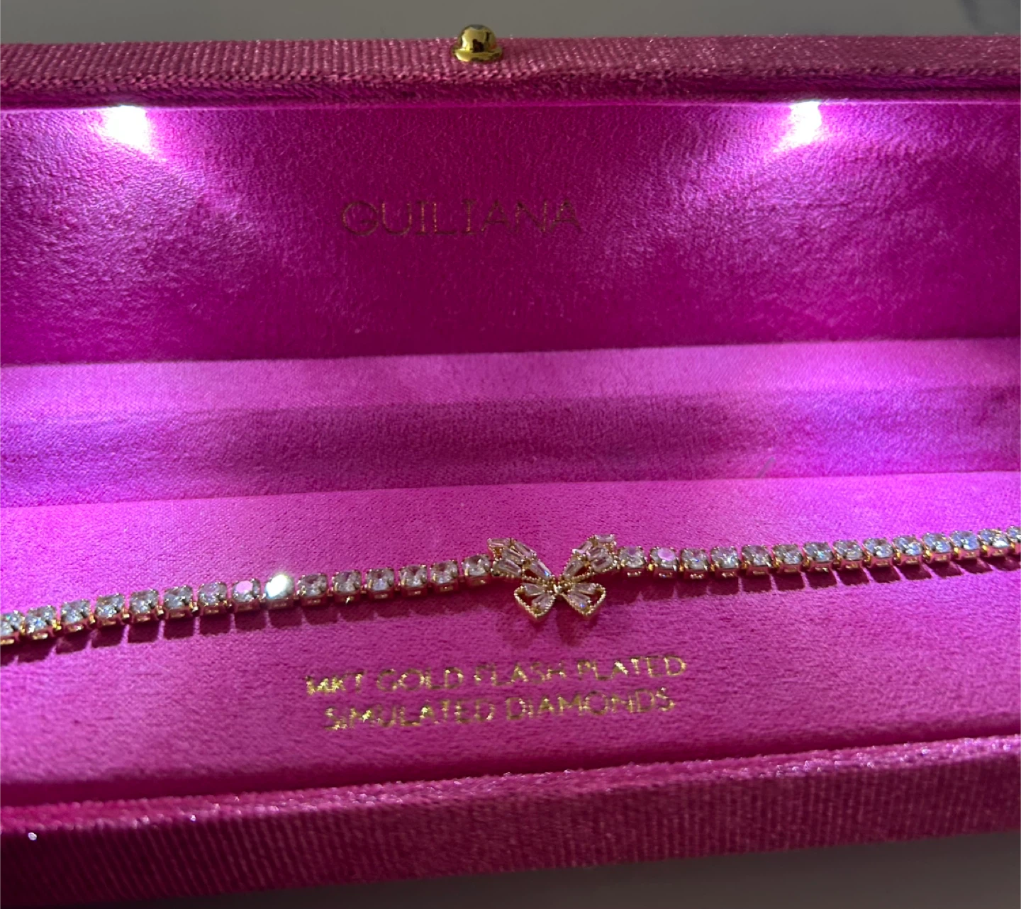 Butterfly Bracelet - 14k Gold Flash Plated - photo 4