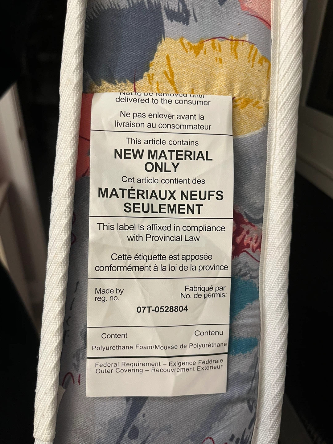 Floral Mattress - Like New - photo 2