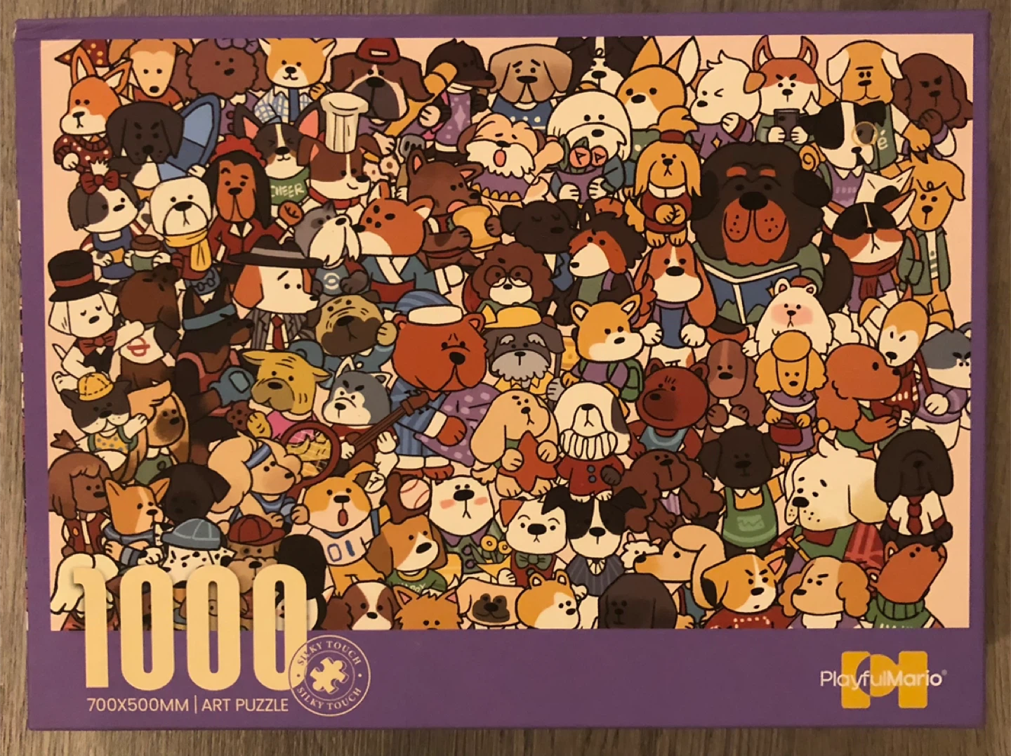 Playful Mario 1000 Piece Dog Puzzle