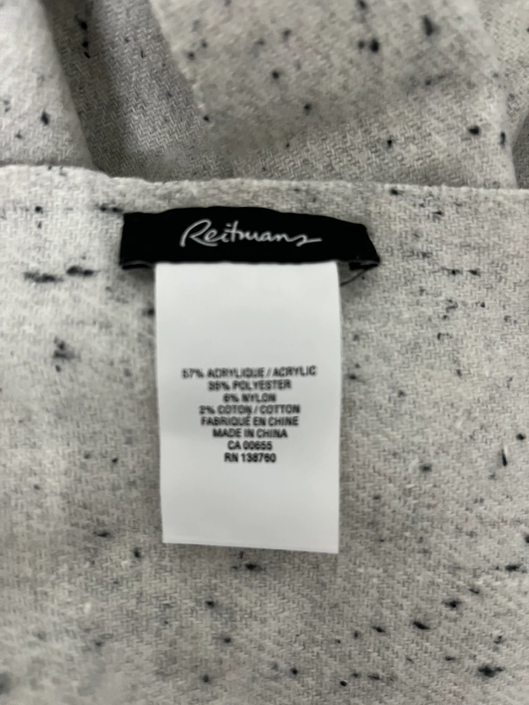 Grey Scarf/Shawl from Reitmans - photo 3