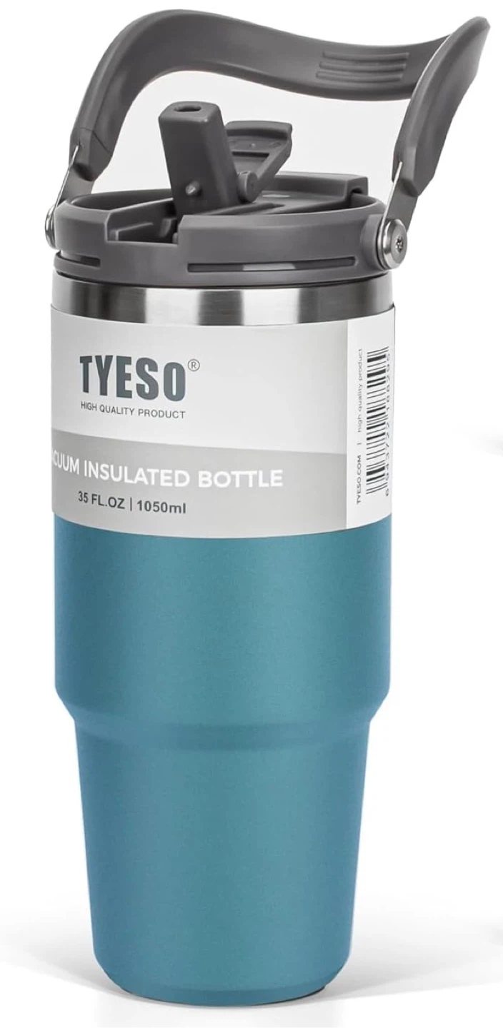 TYESO 35oz Insulated Bottle - Blue