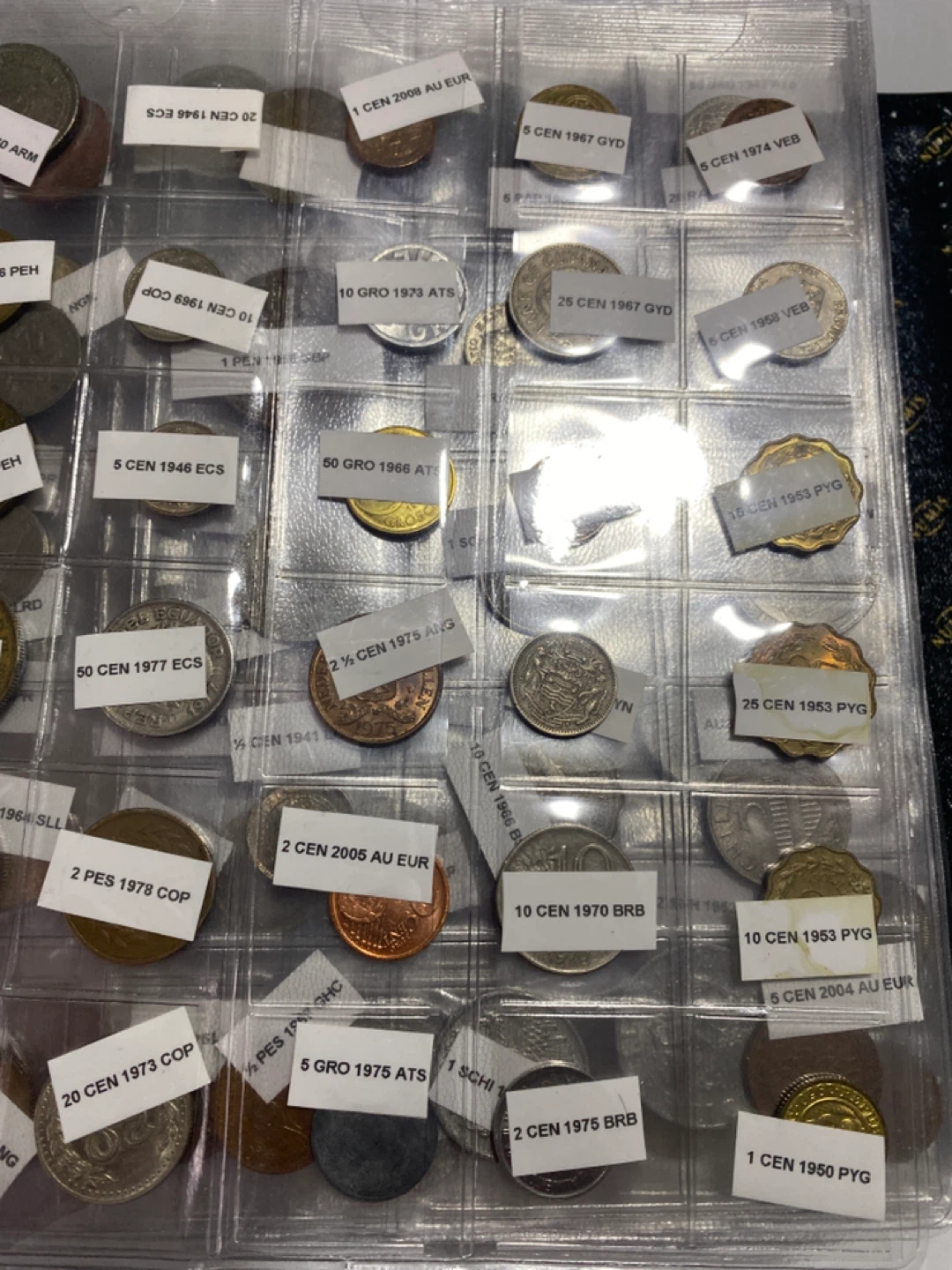 OLD Coin Collection Album with Various World Coins - photo 4