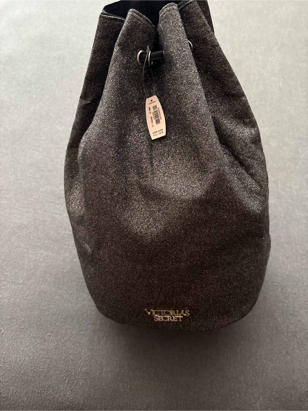 Victoria's Secret Sparkly Drawstring Bag