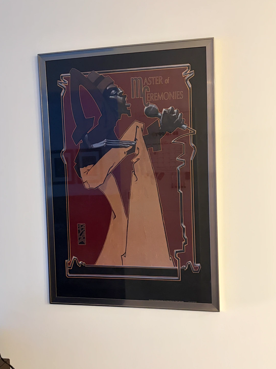 Justin Bua - Master of Ceremonies framed art