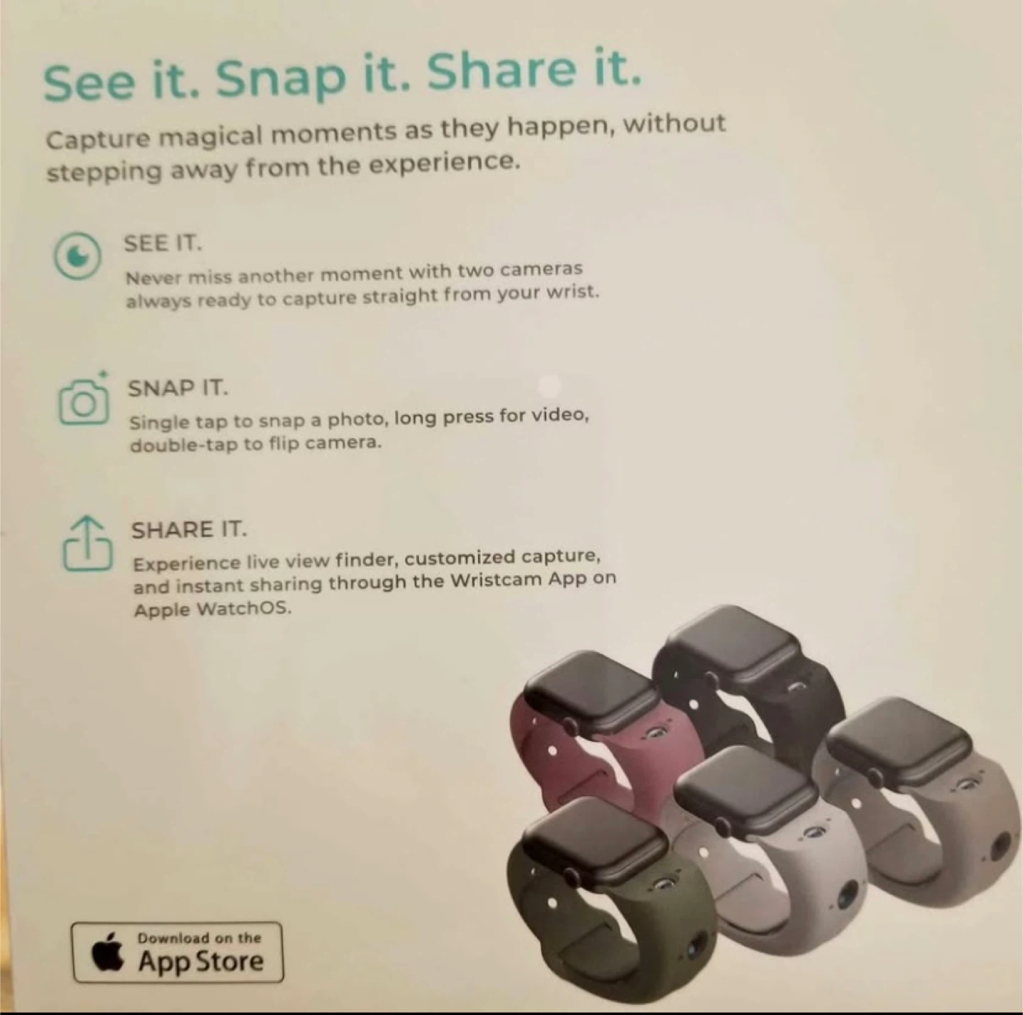Wristcam for Apple Watch (38/40/41mm & 42/44/45mm) - photo 3