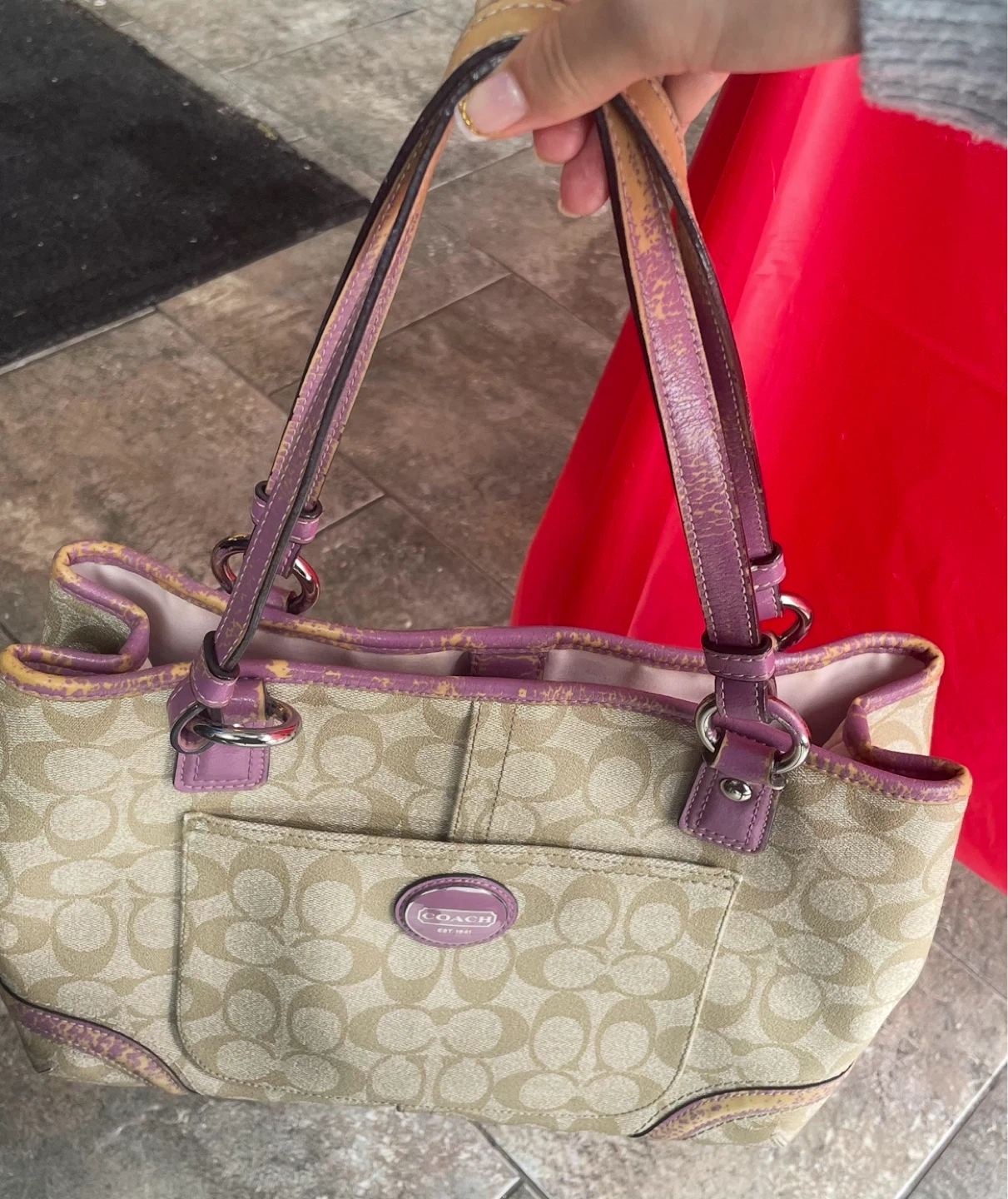 Coach Signature Vintage Tote Bag - photo 5