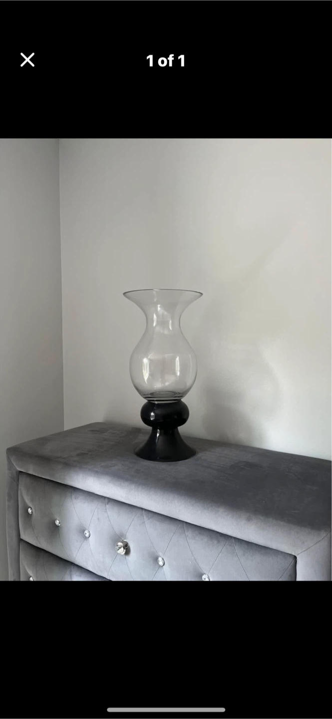 Tall Glass Vase