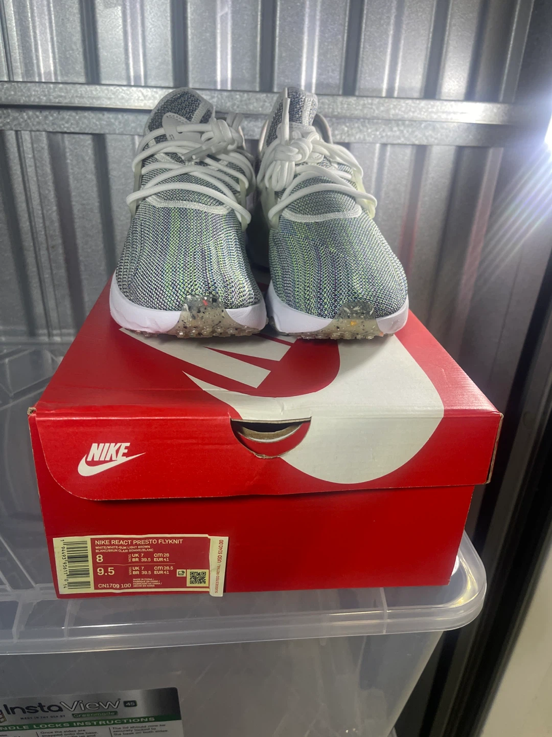 Nike React Presto Flyknit Size 8