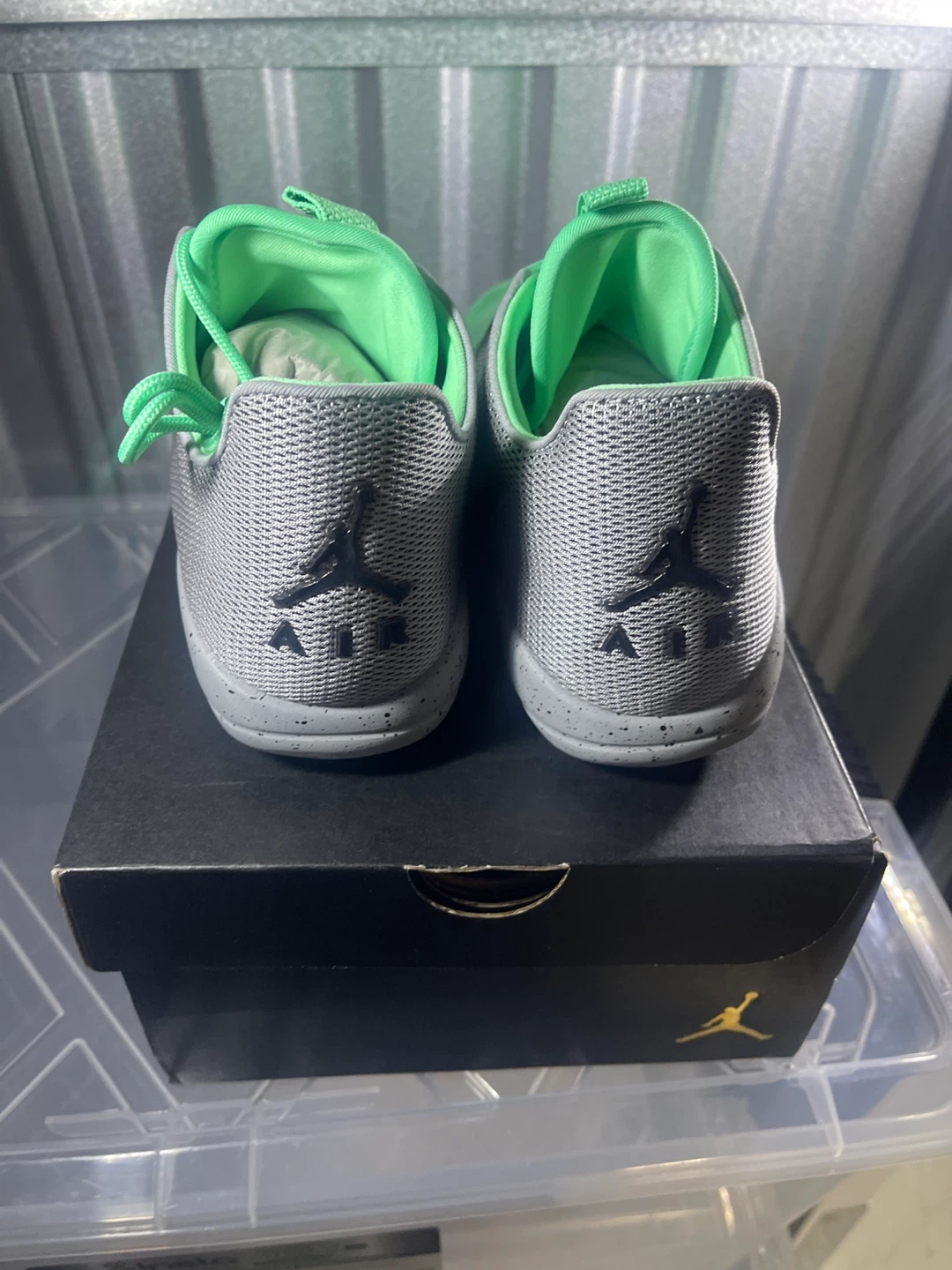Jordan Eclipse Green/Grey, Size 8 - photo 3