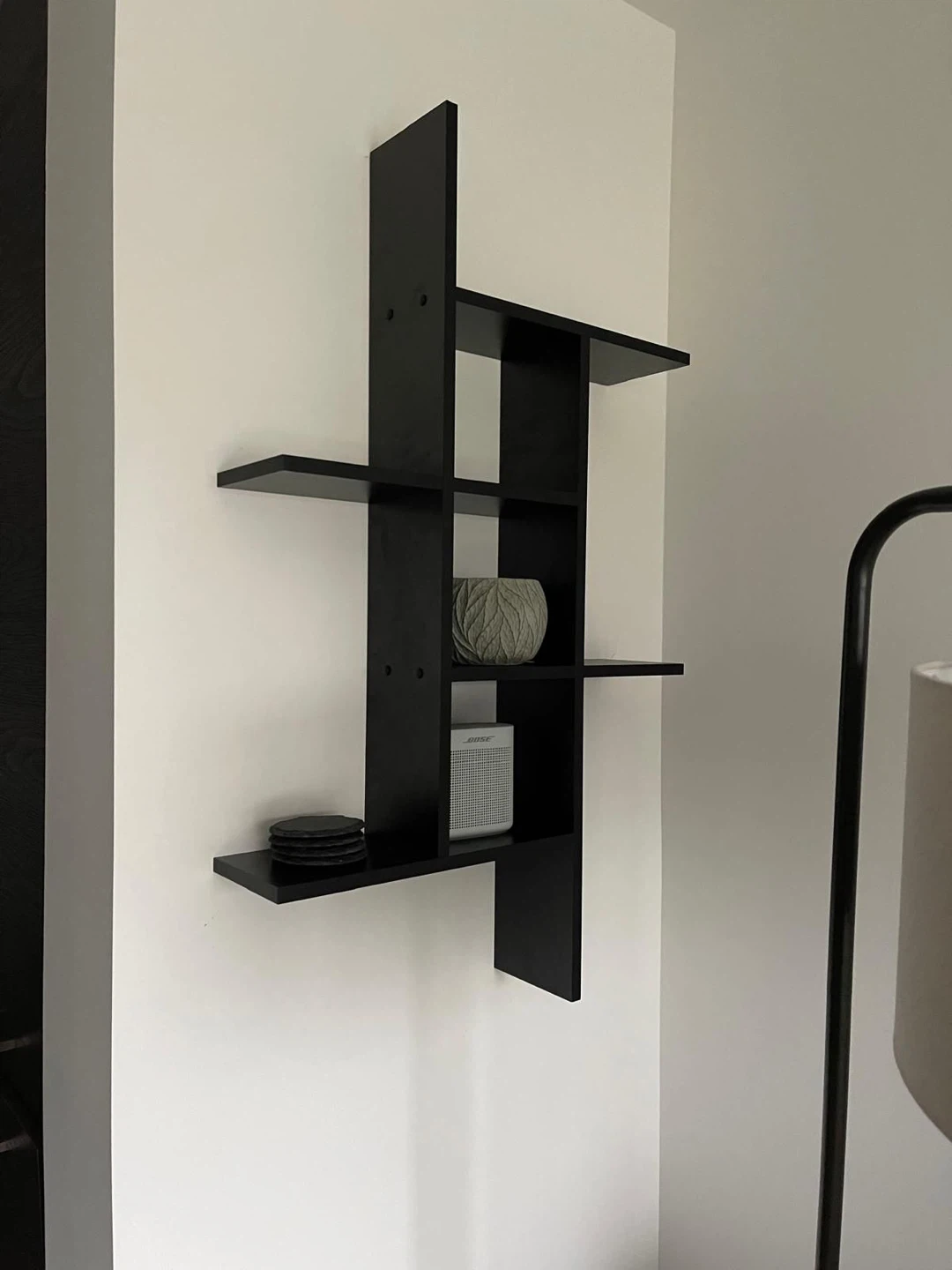 Black Wall Shelf