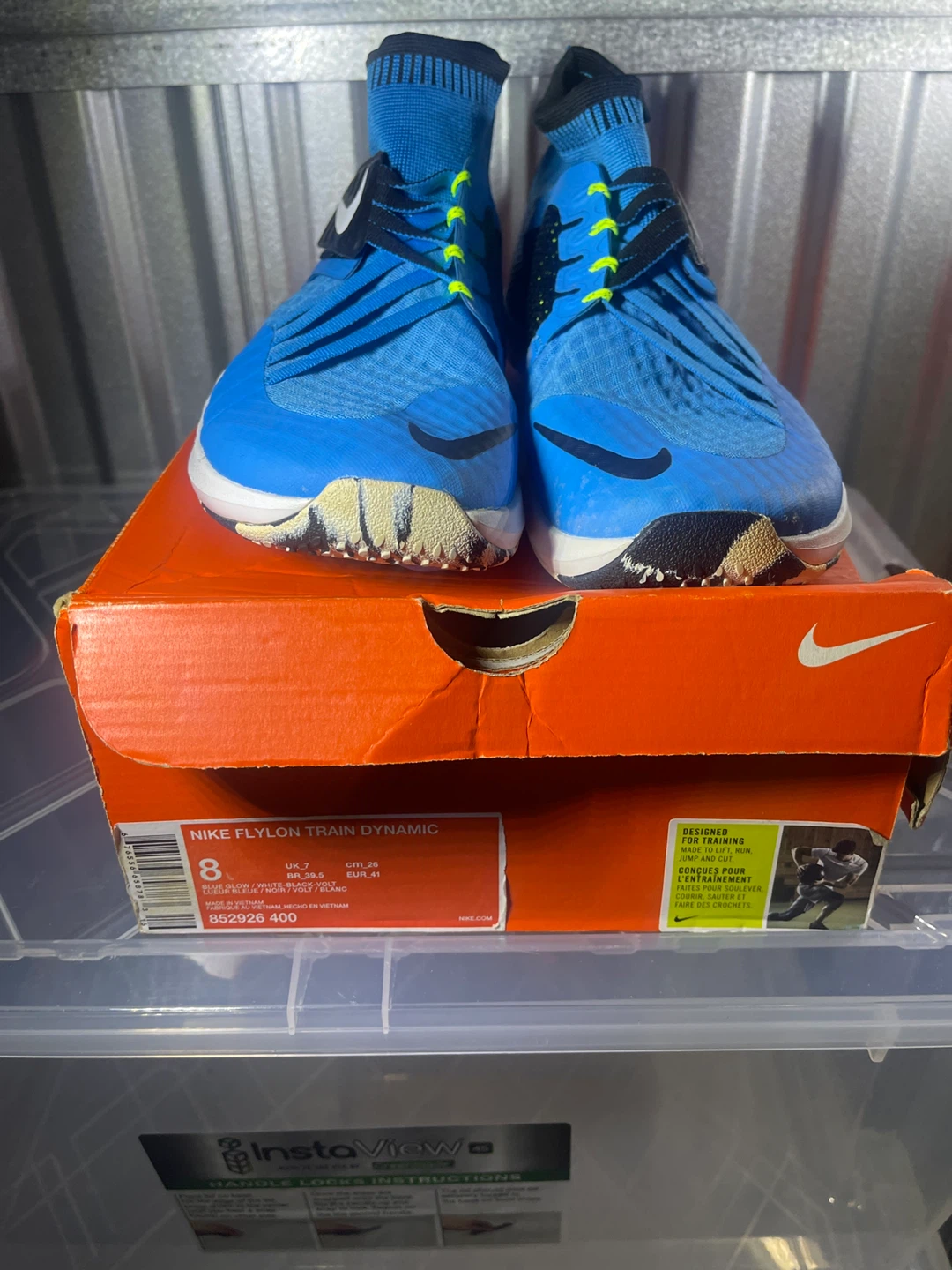 Nike Flylon Train Dynamic Blue, Size 8
