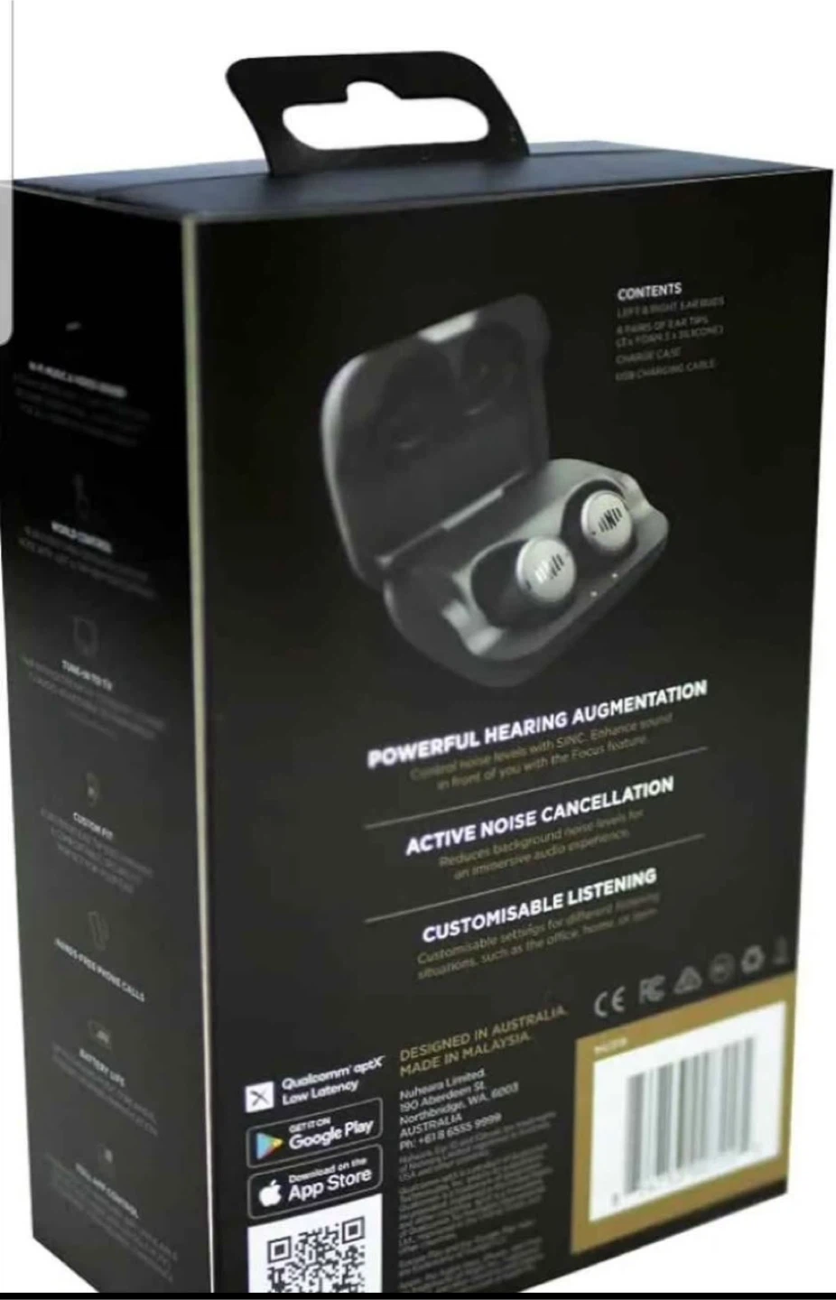 Nuheara IQbuds2 MAX w/ Active Noise Cancellation - photo 3