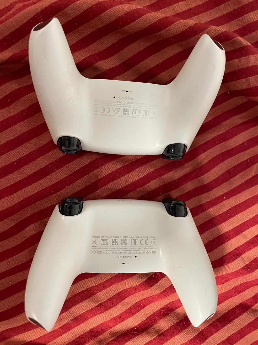 2 Sony PlayStation 5 DualSense Controllers (Stick Drift) - photo 2