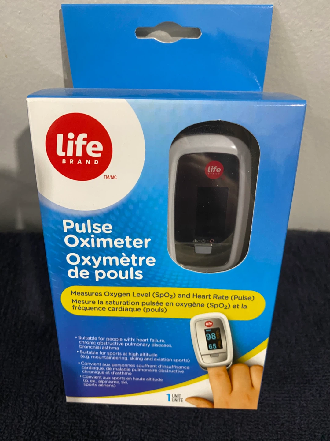 Life Brand Pulse Oximeter - New in Box!