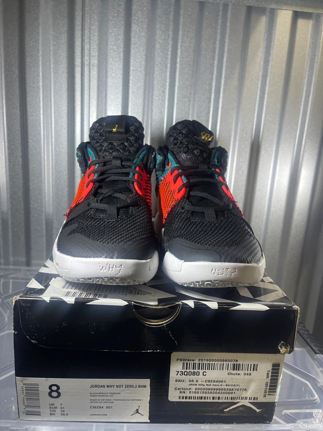 Jordan Why Not Zero.2 BHM - Size 8