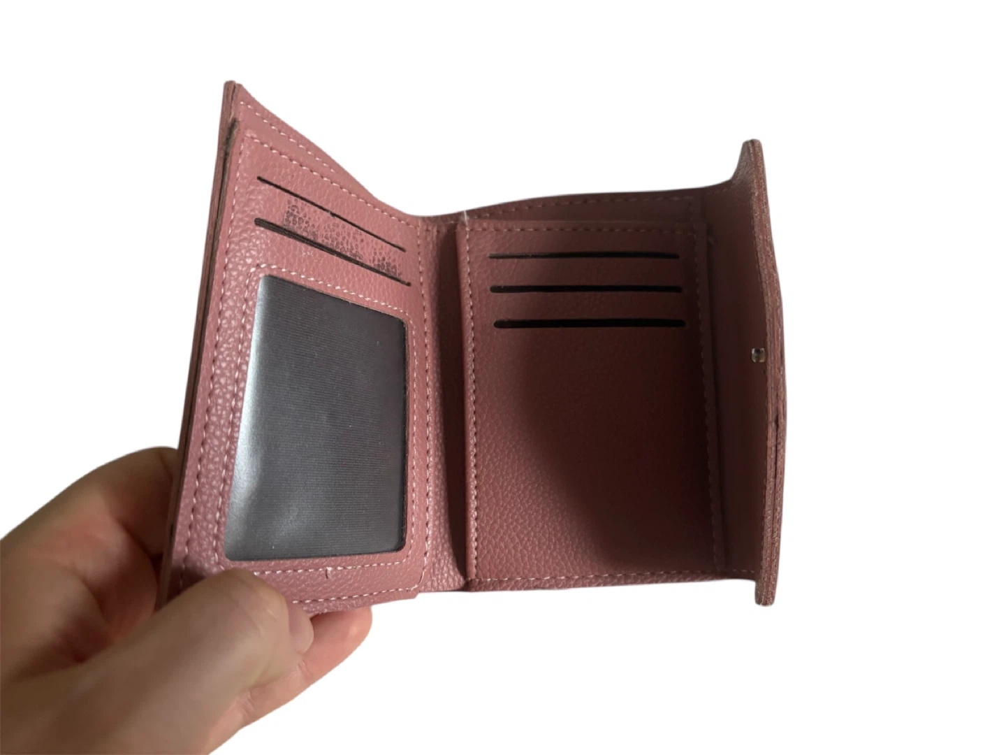 Pink Leather Wallet - photo 2