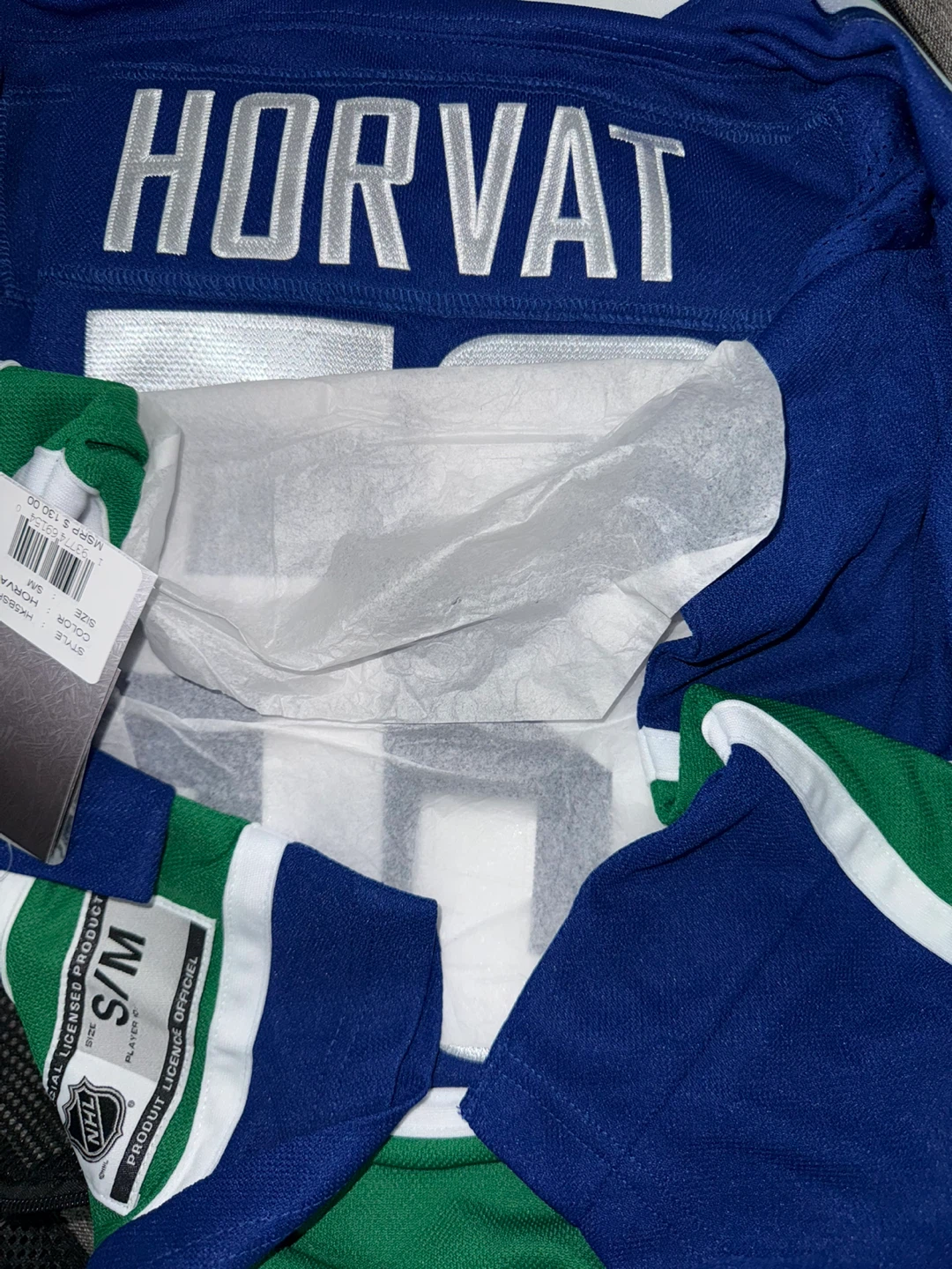 New Vancouver Canucks Pettersson Jersey in sizes. - photo 3