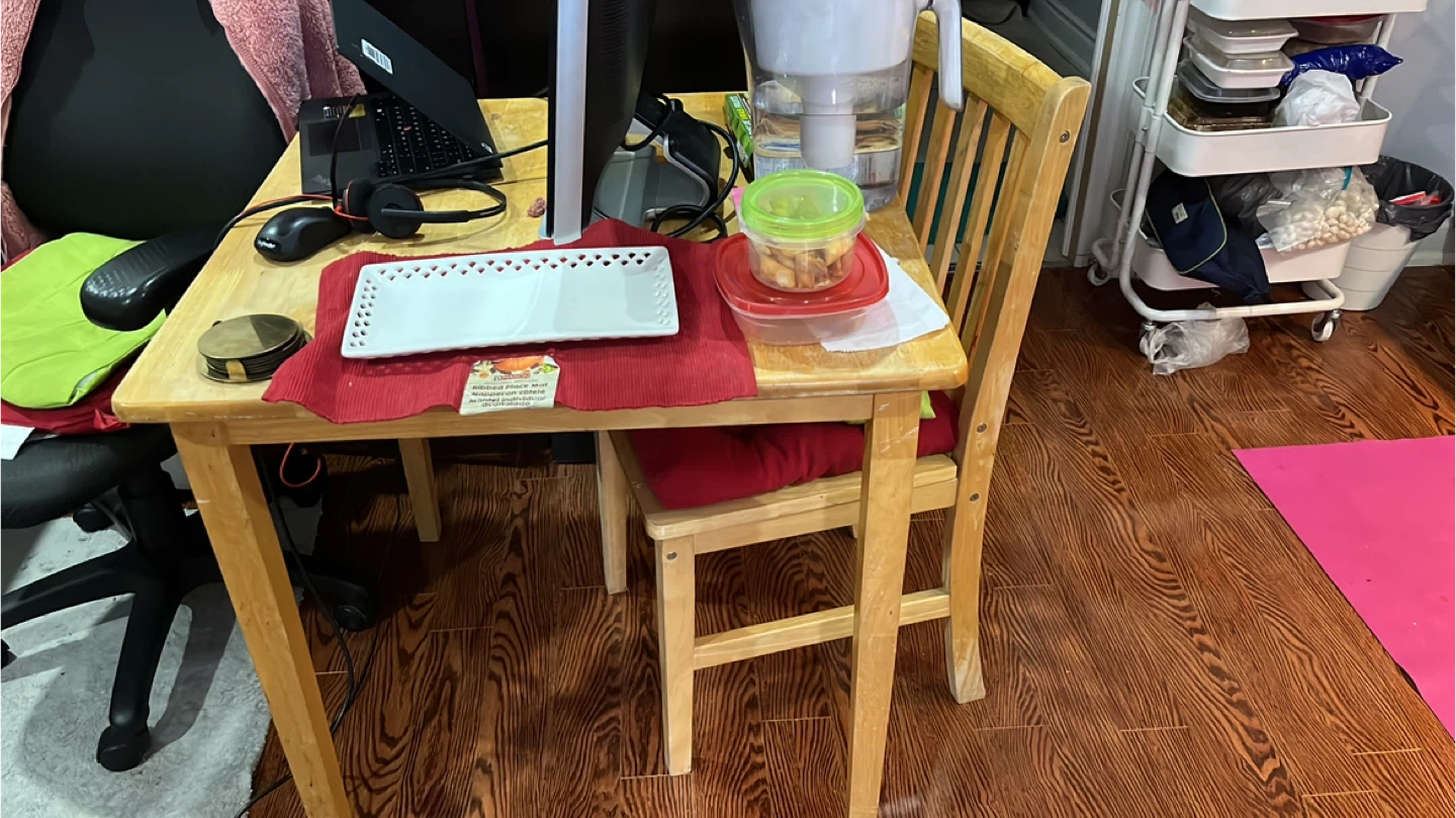 Wooden Table and 2 Chair Set