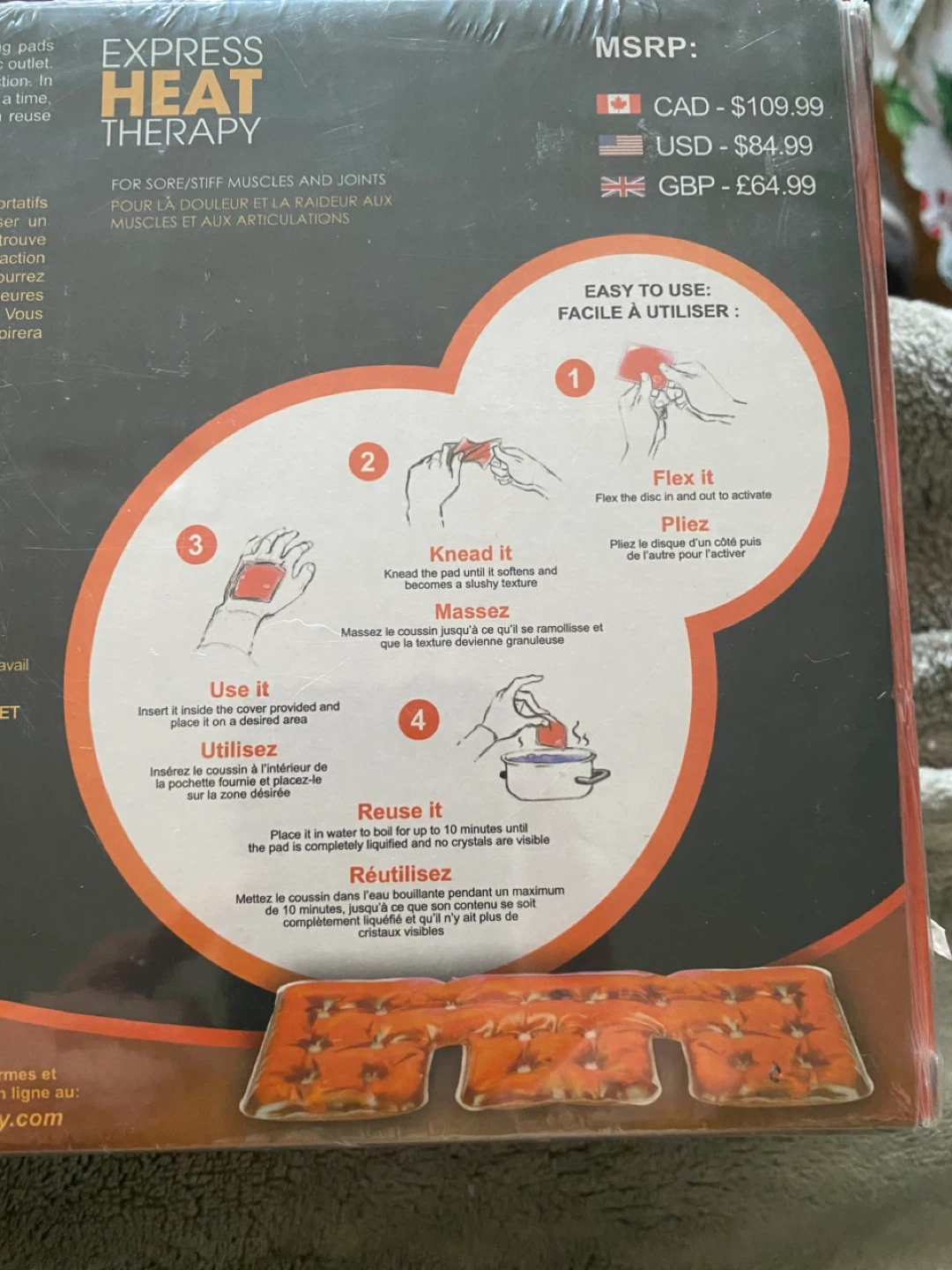 Express Heat Therapy Pad - Sore/Stiff Muscles - photo 3
