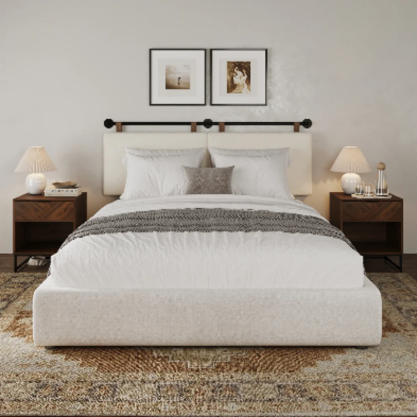 King Upholstered Headboard (Nathan James) - photo 2