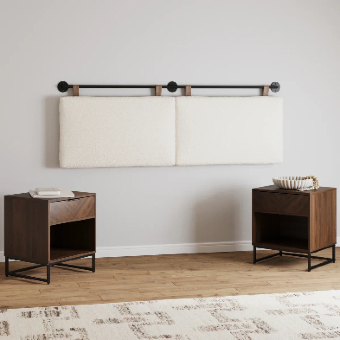 King Upholstered Headboard (Nathan James)