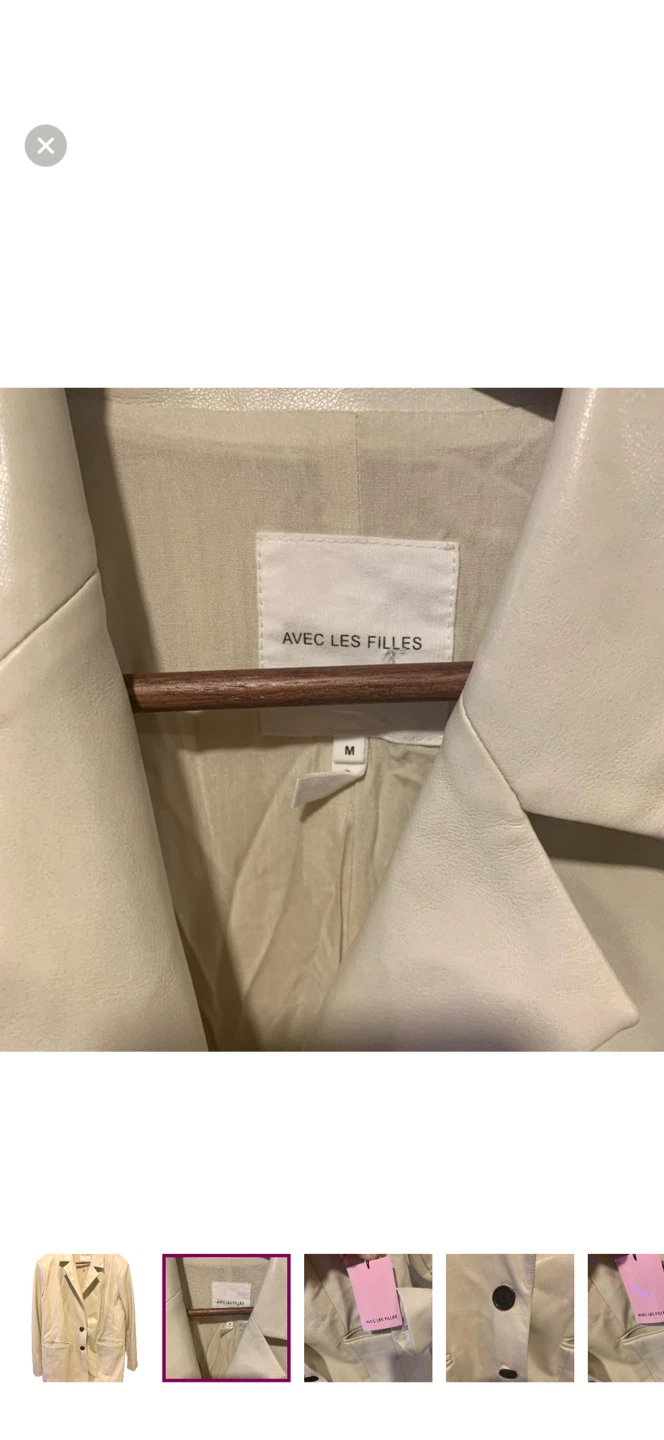 Avec Les Filles Cream Blazer - Size M - photo 2