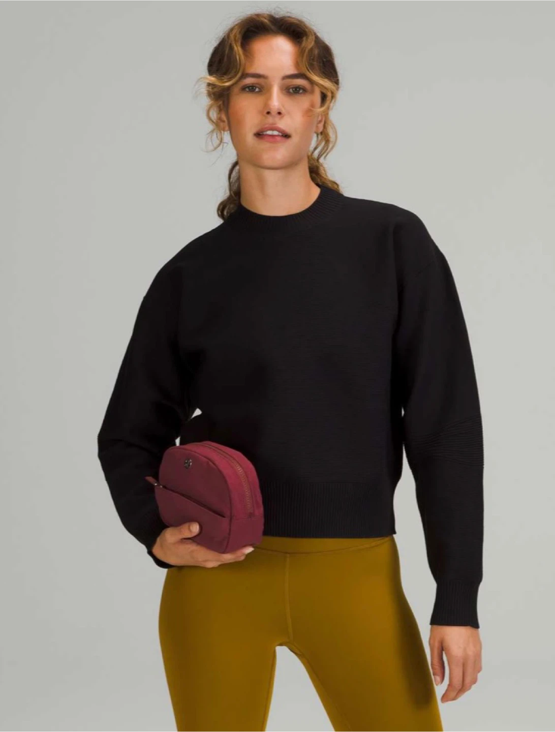 Lululemon Burgundy Red Cosmetic Bag - photo 3