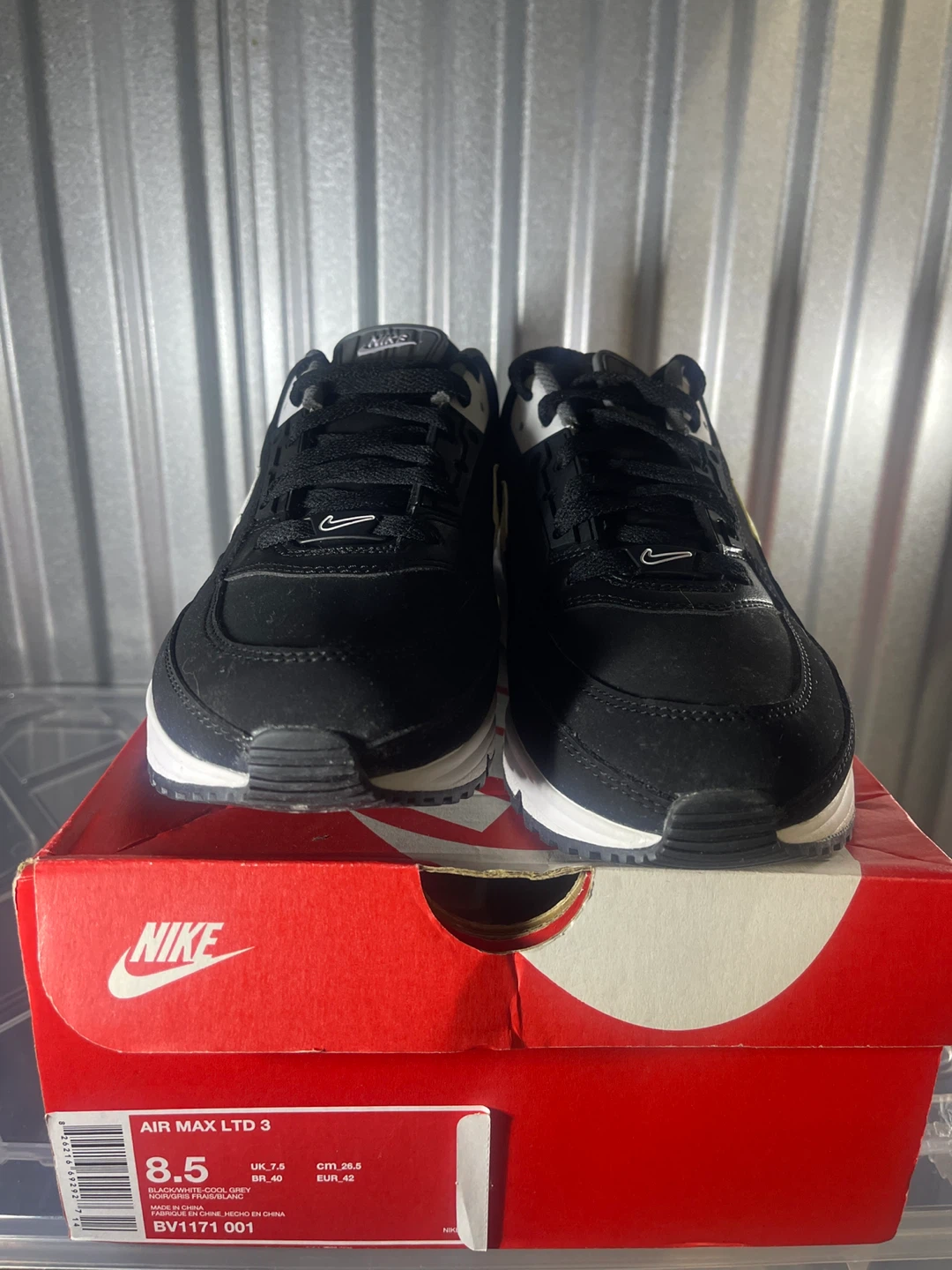 Nike Air Max LTD 3 Black/White - US 8.5