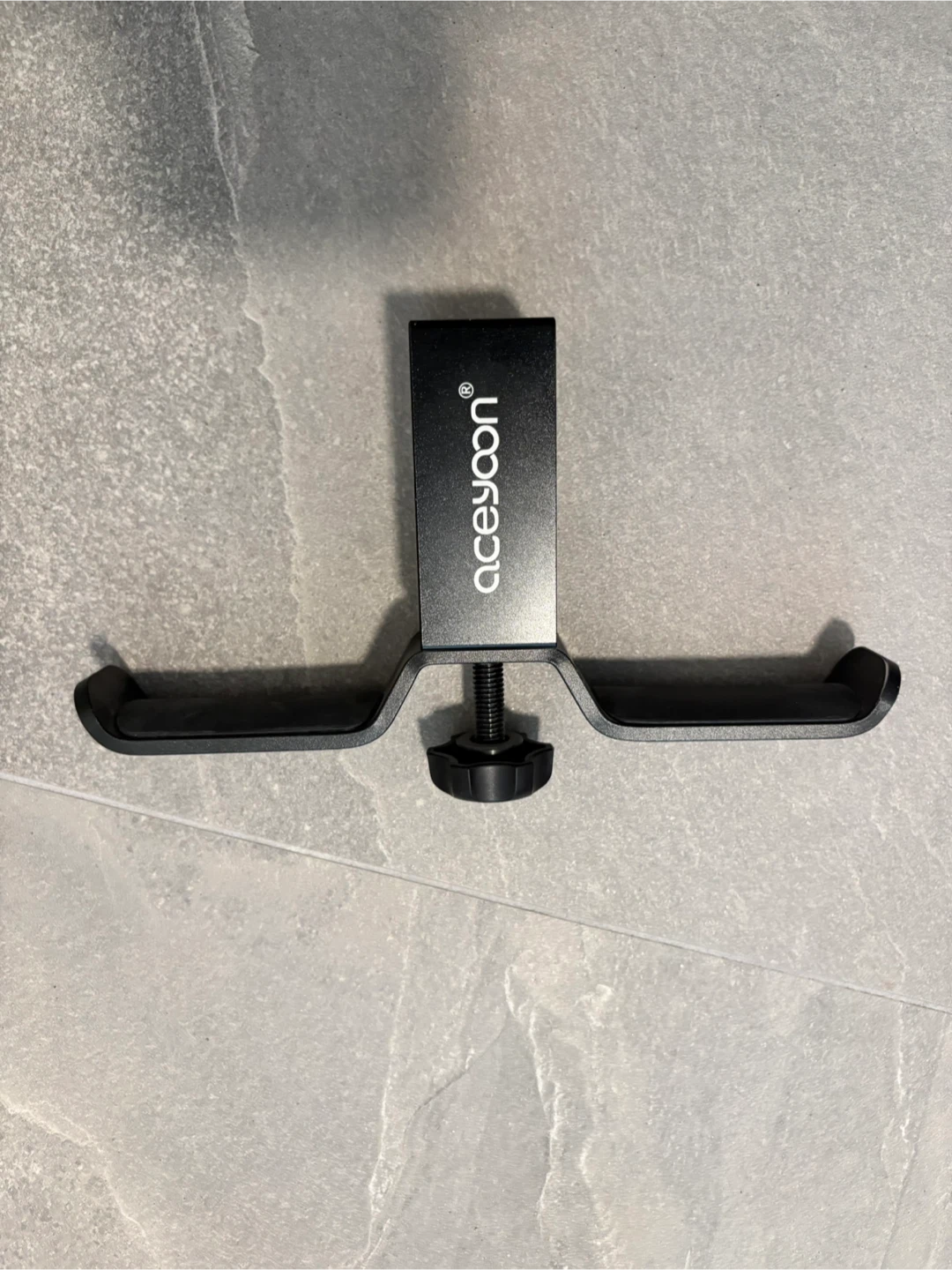 aceyoon dual headphone under desk hanger
