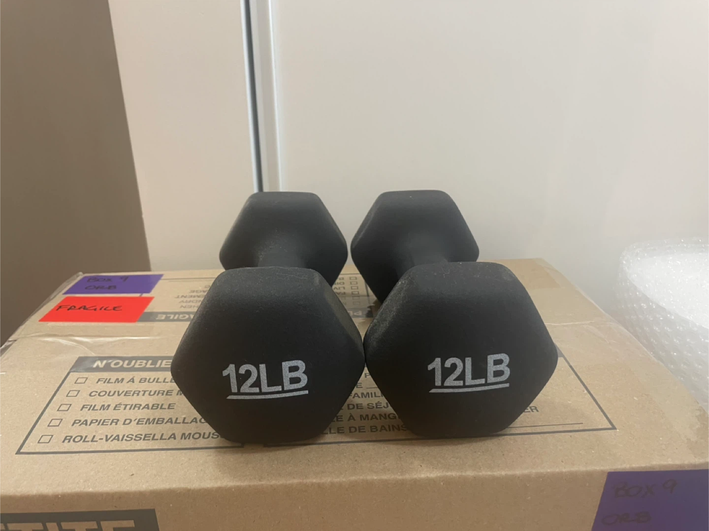 Pair of 12LB Dumbbells - photo 2