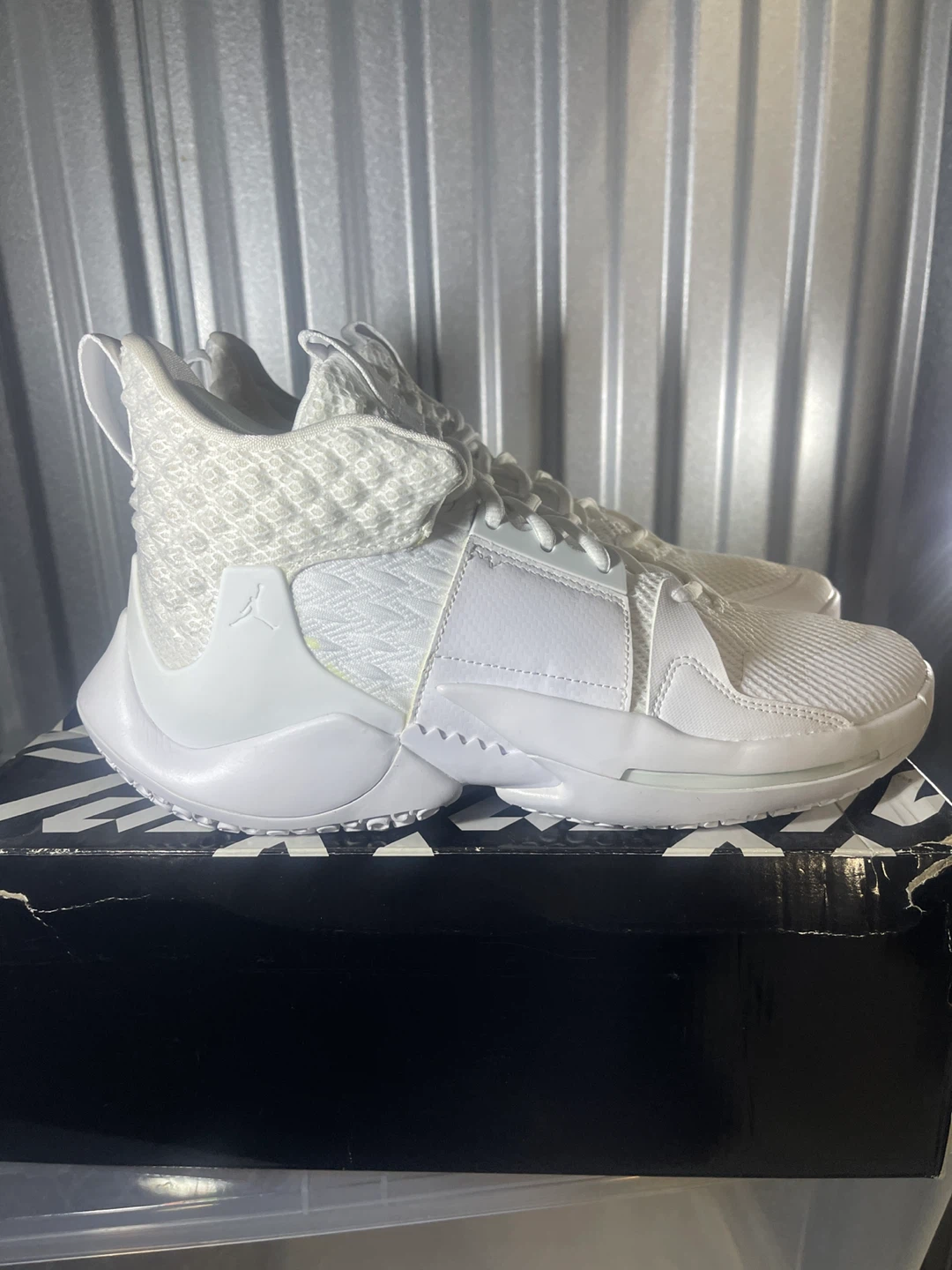 Jordan Why Not Zer0.2 White Platinum Tint - Size 8.5 - photo 2