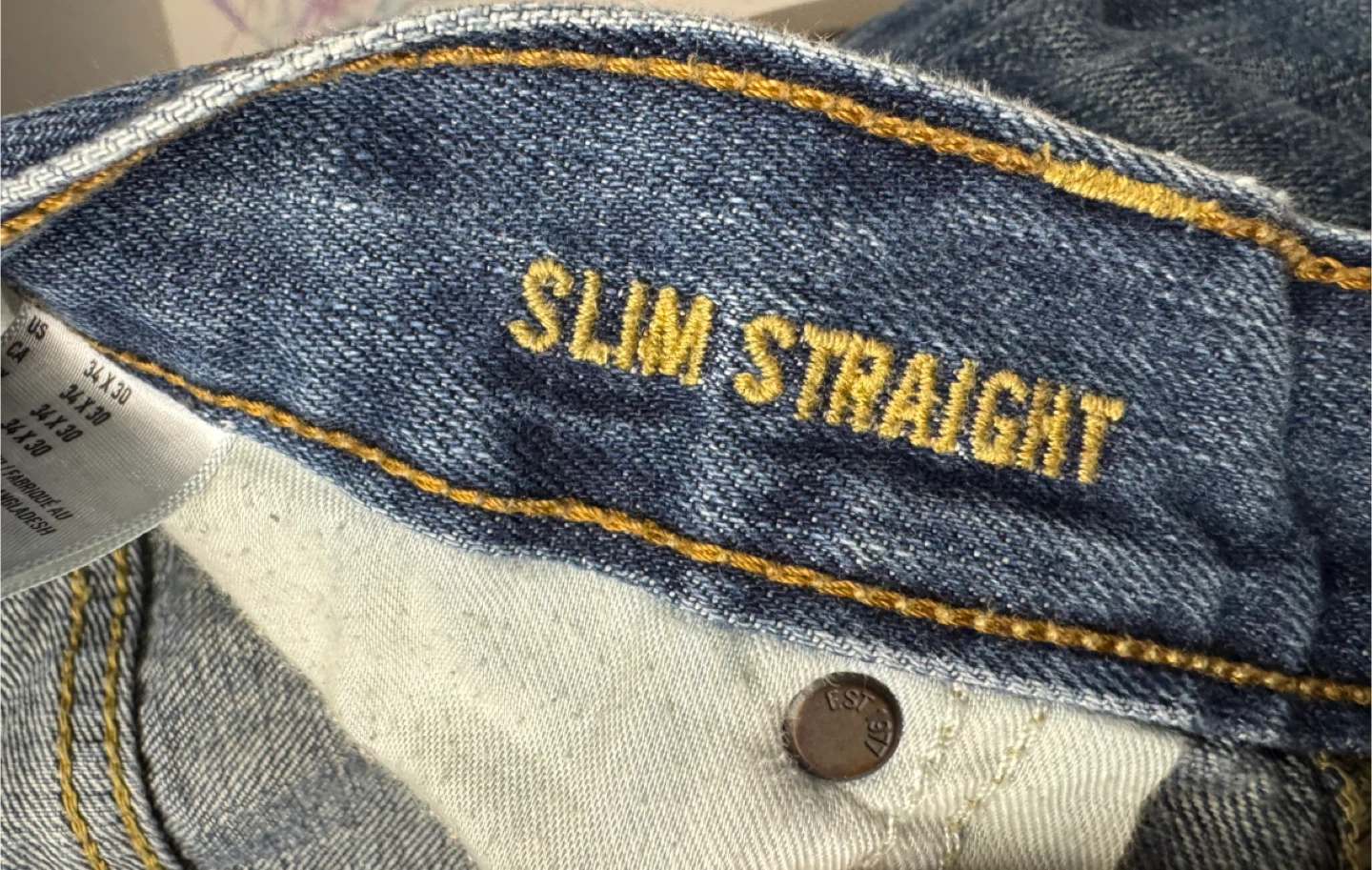 American Eagle Slim Straight Jeans - 34x30 - photo 5