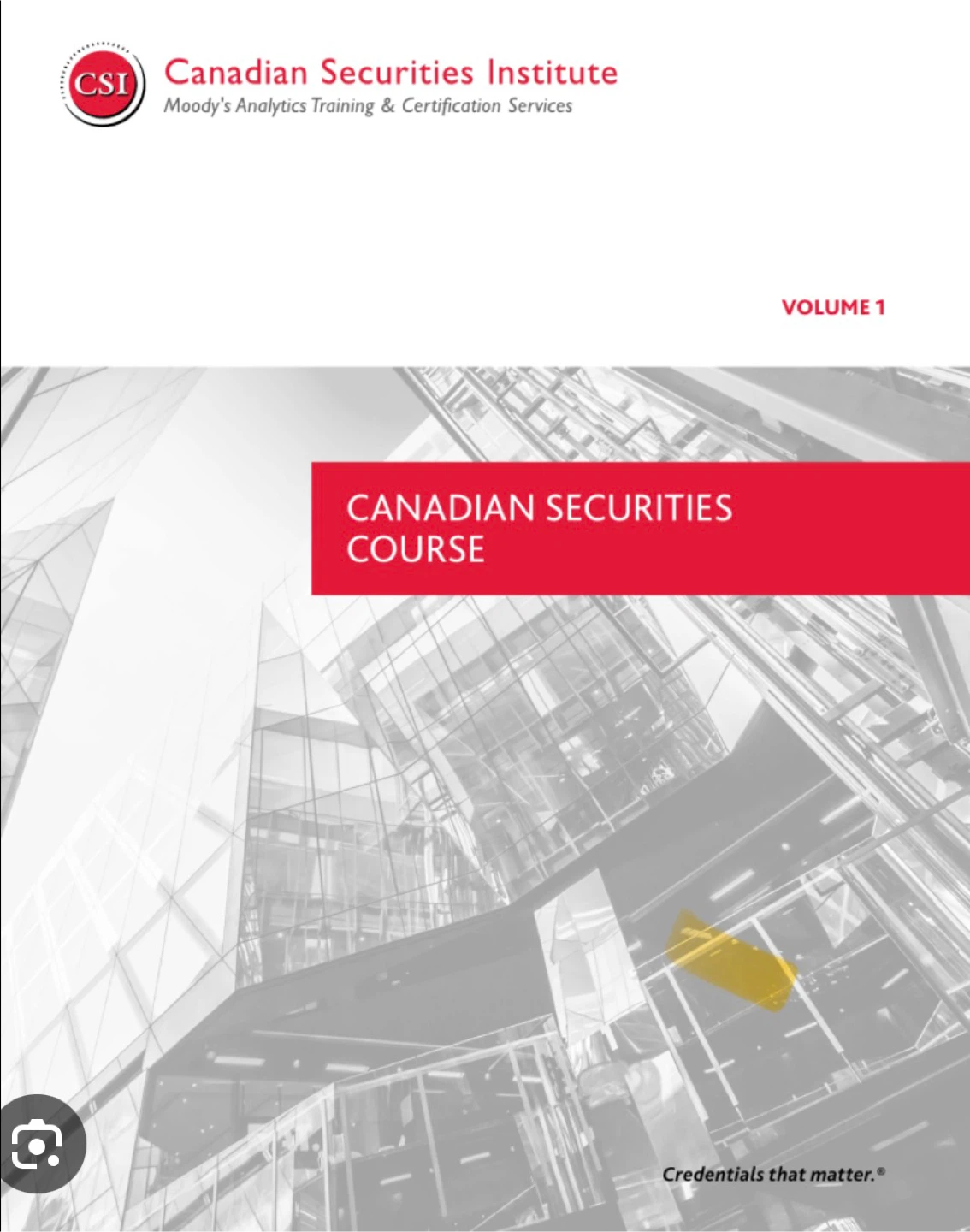 Canadian Securities Course Volume 1 and 2
