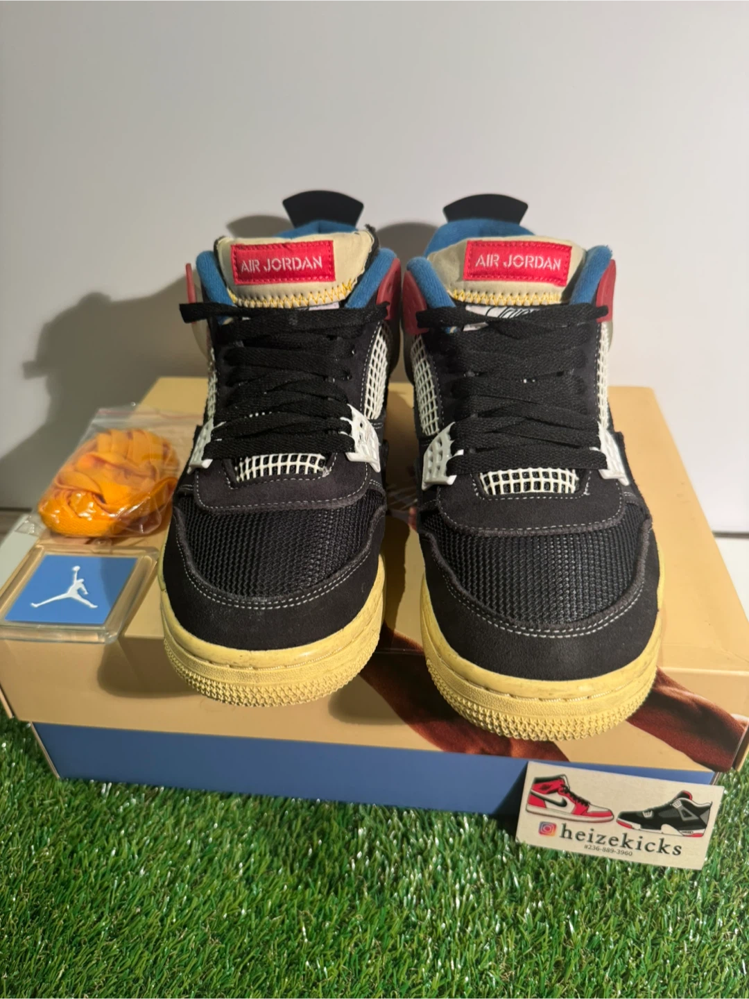 Jordan 4 Union Off Noir size 8.5 - photo 3