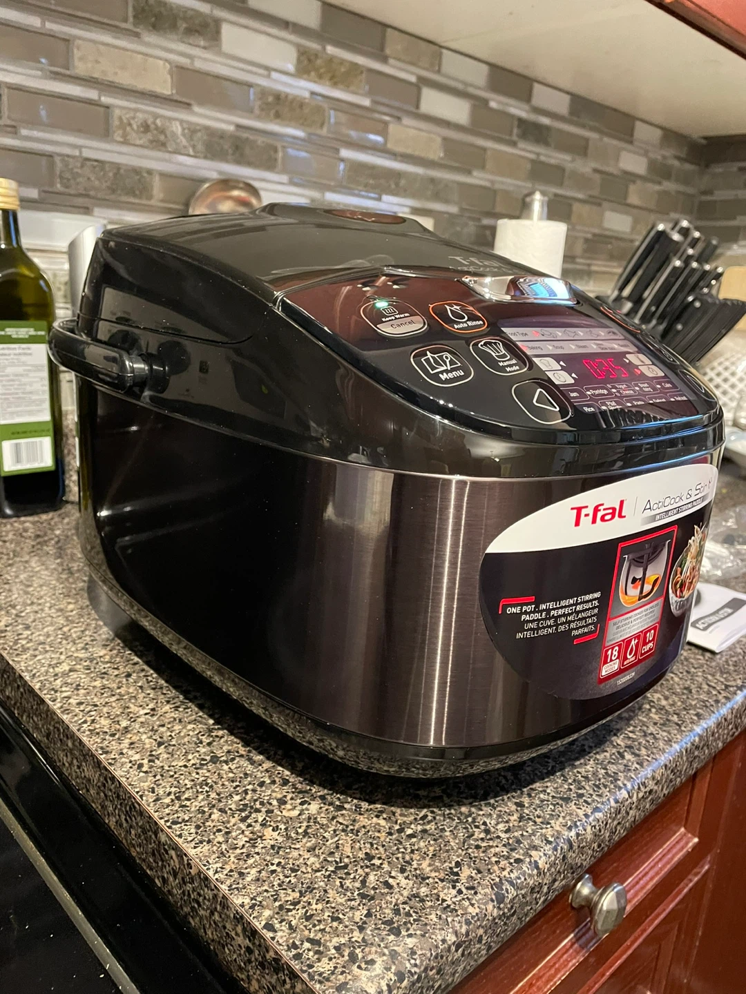 NEW T-FAL ActiCook and Stir RK901B51 18-In-1 Multicooker