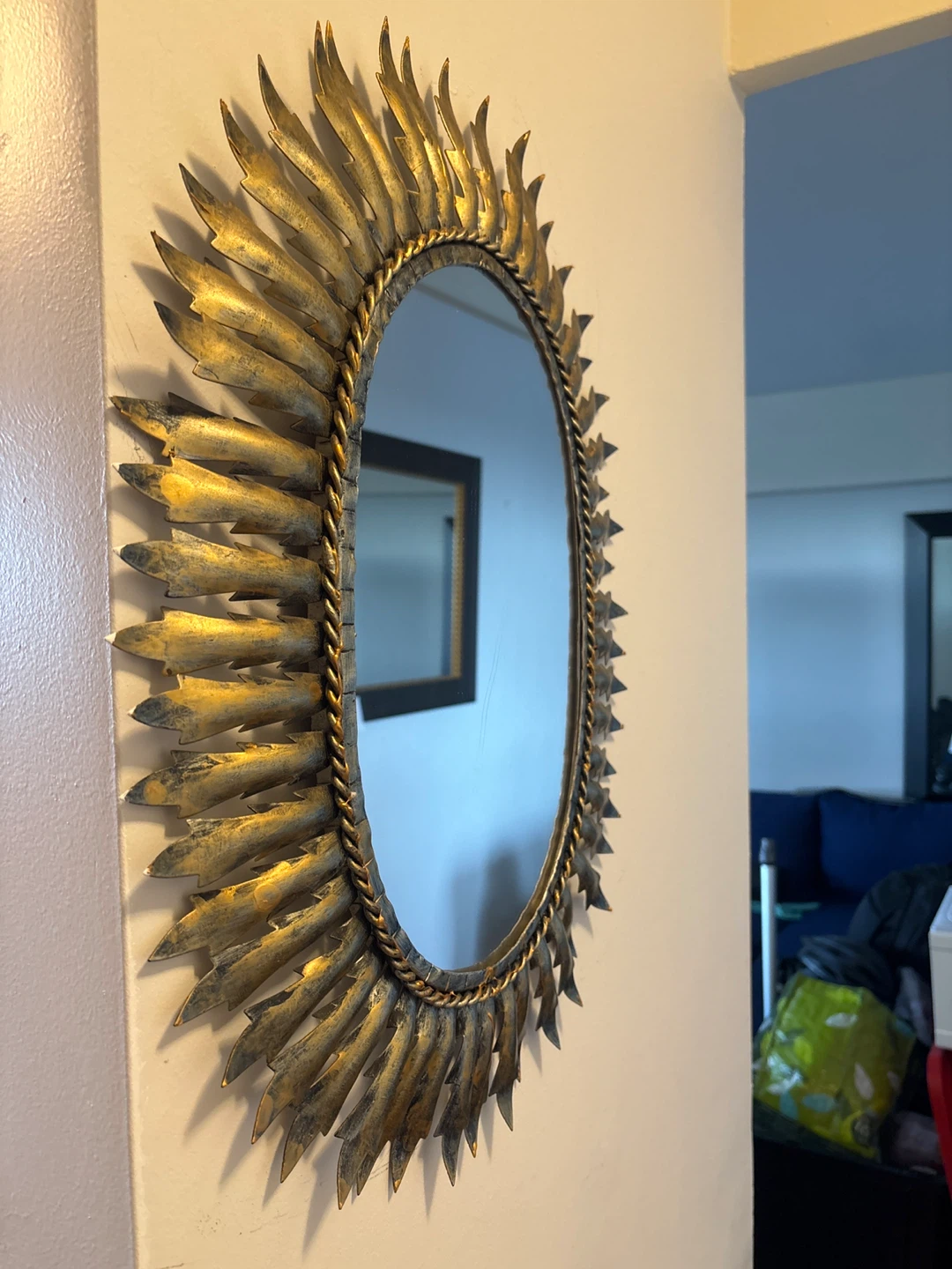 Gold Sunburst Mirror - photo 2