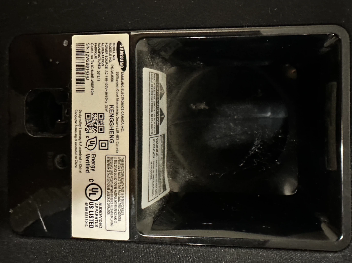 Samsung HW-J550 Soundbar and Subwoofer - photo 3