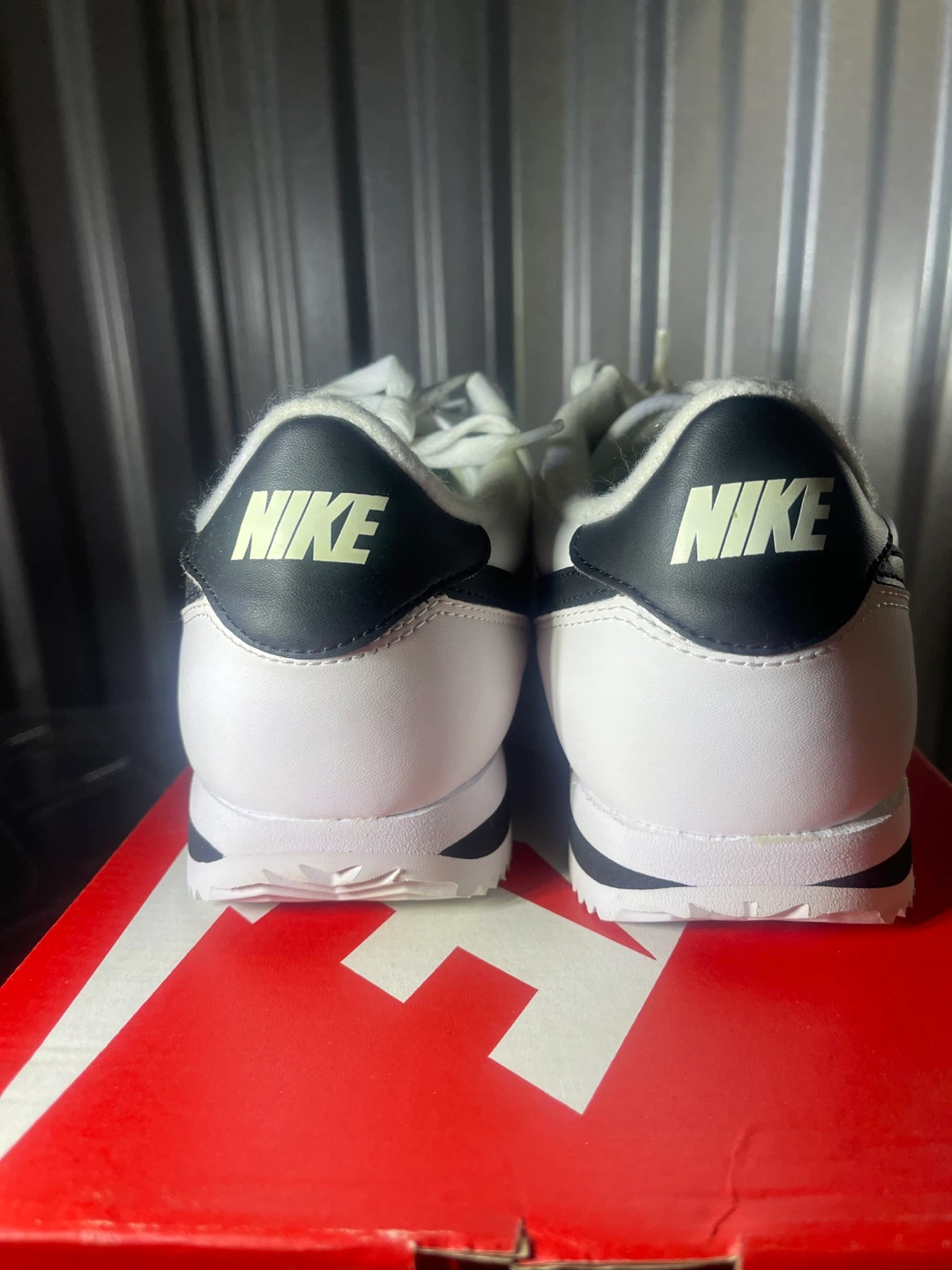 Nike Cortez Basic Leather White/Black, Size 8.5 - photo 3
