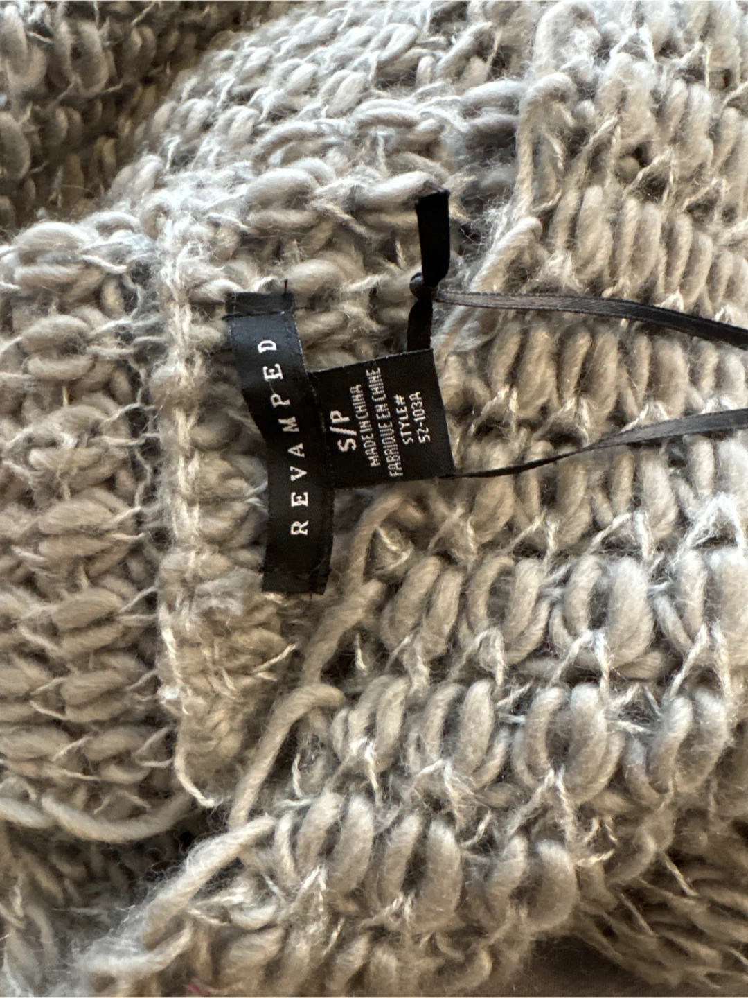 Revamped Knit Scarf - Size S/P - photo 2