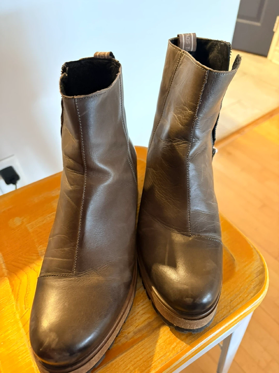 Taos olive colour ankle boots - photo 2