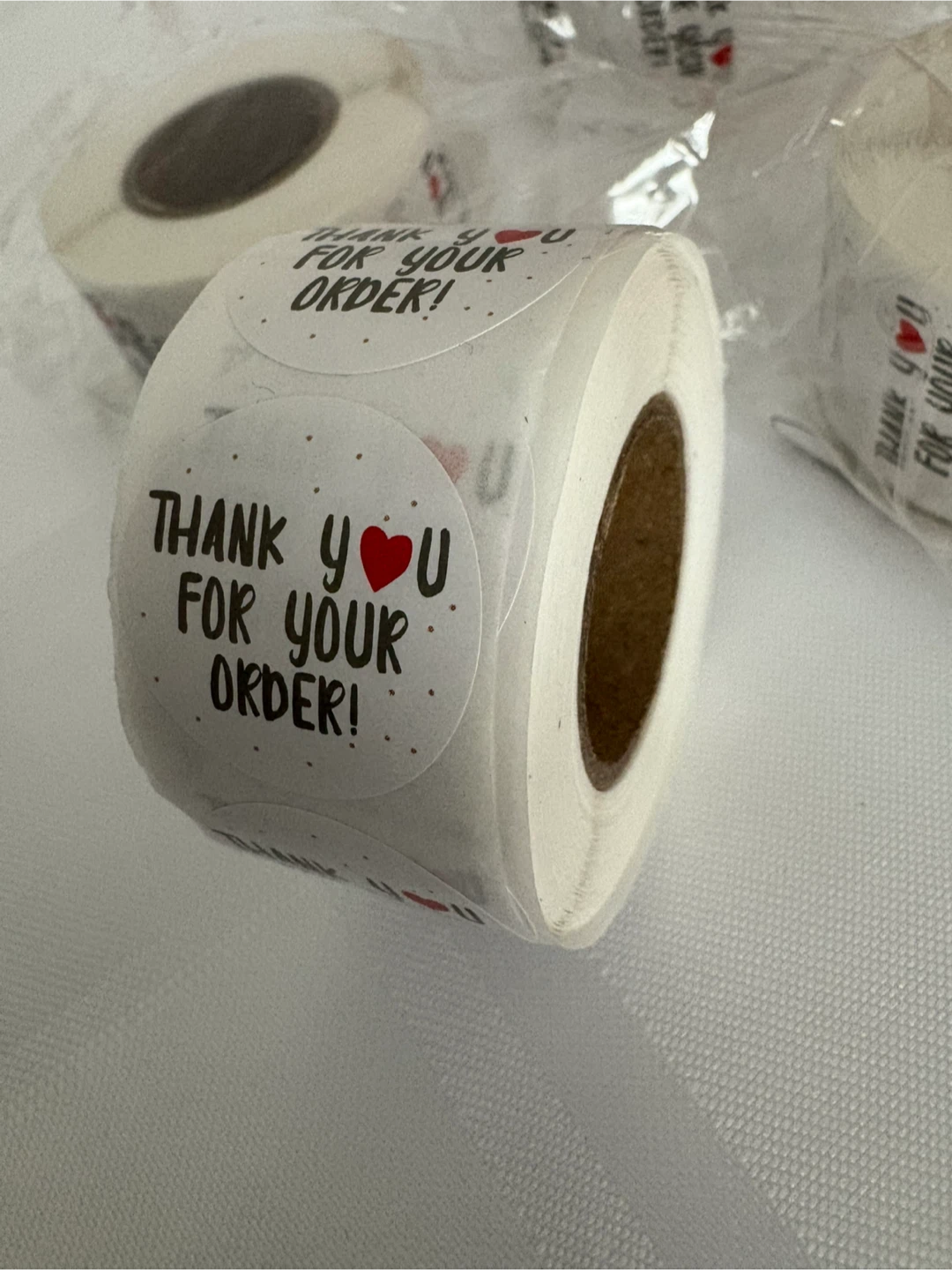 Thank You For Your Order Stickers (500 stickers in a roll) - photo 2
