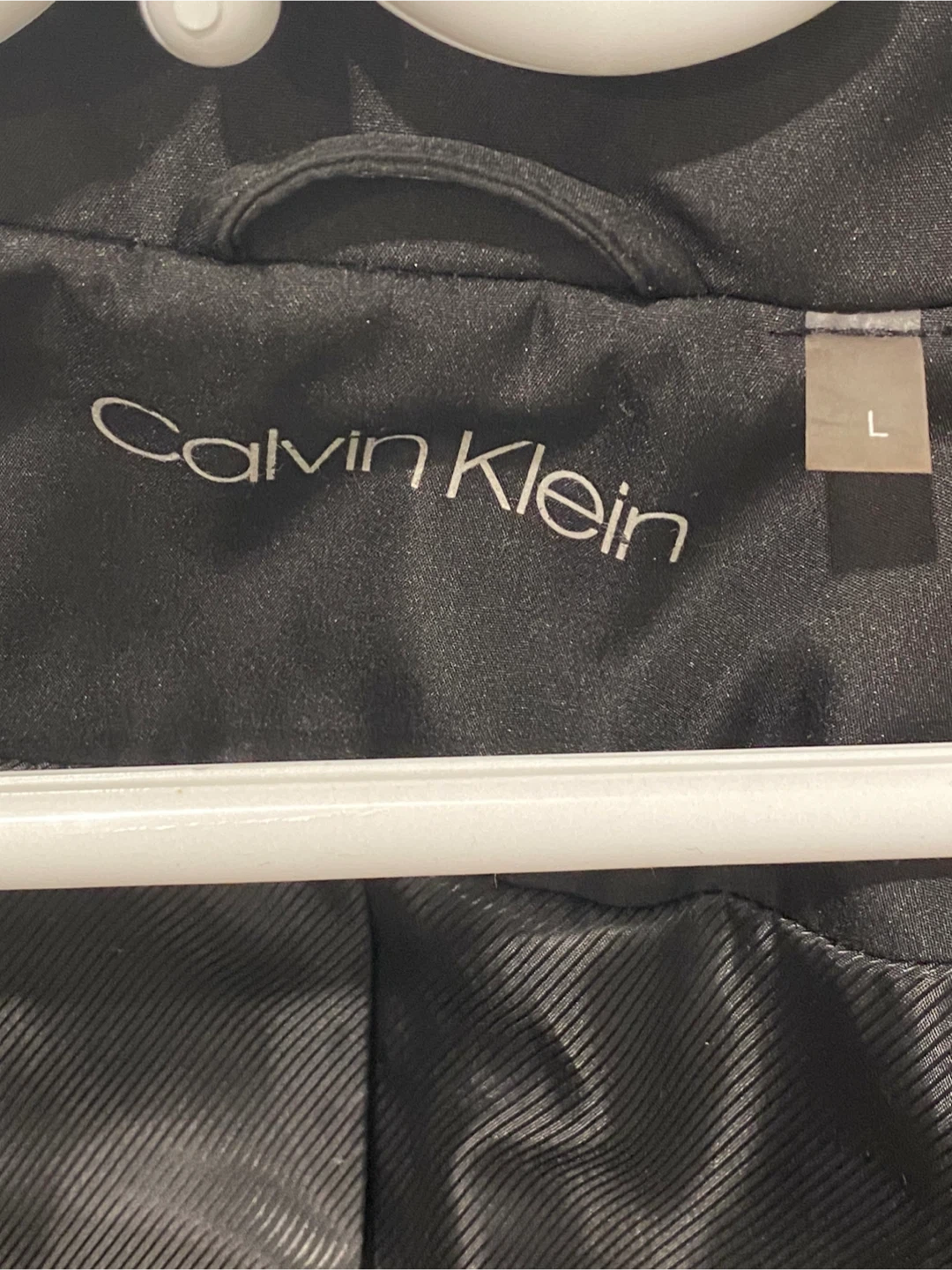 Calvin Klein Black Rain Jacket for women- Size L - photo 3